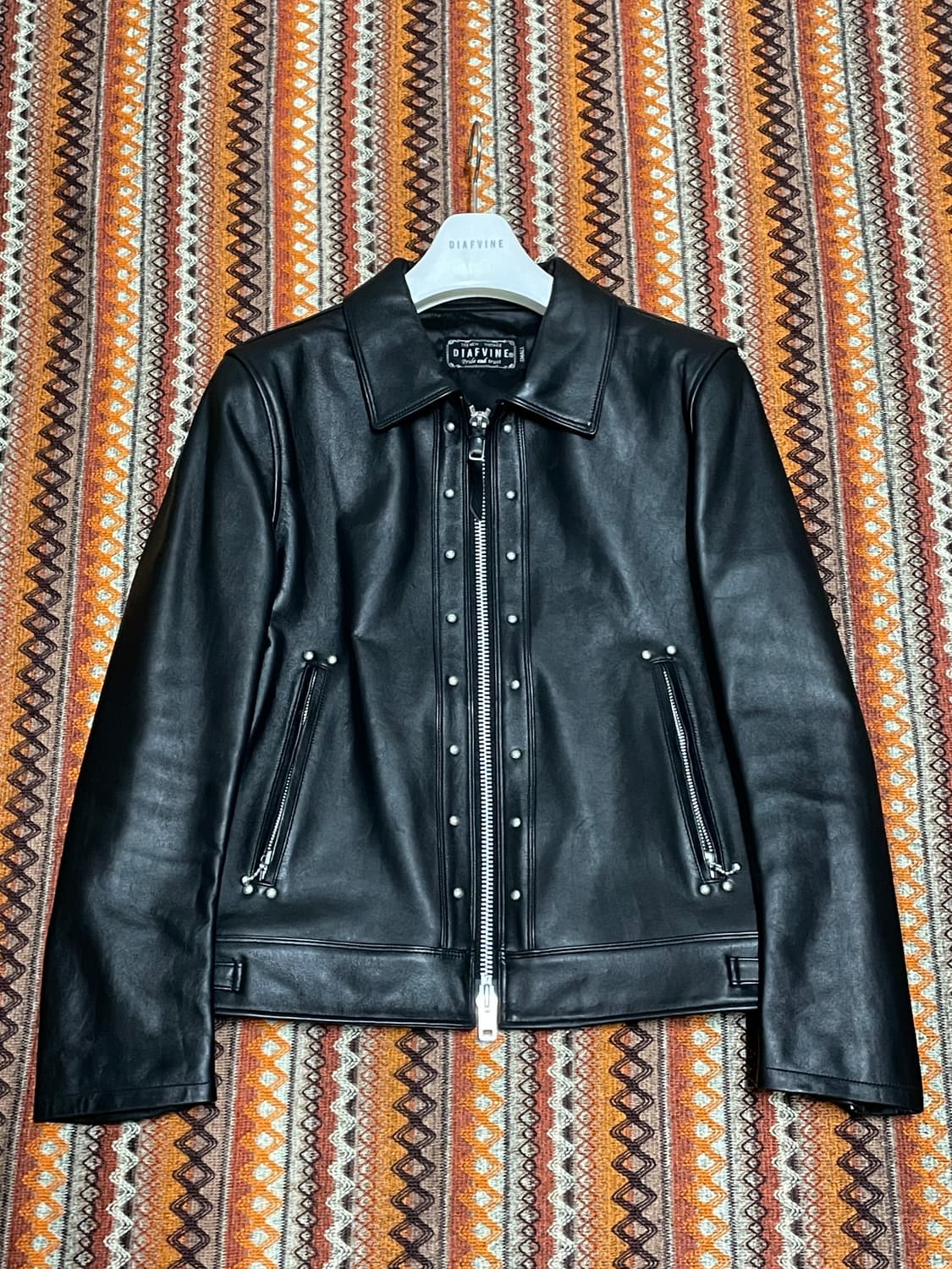 디아프바인 레더 자켓 상품이미지5