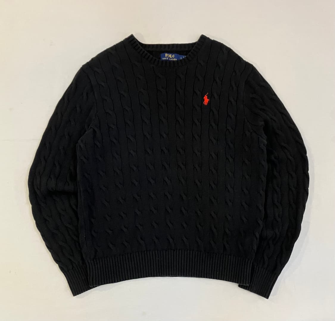 폴로 랄프로렌 꽈바기 케이블 니트 상품이미지1