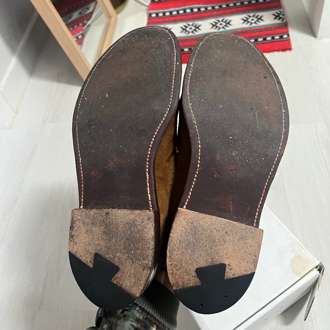 알든97785F 10D(280-285사이즈) 스너프 스웨이드 윙팁 더비  상품이미지4