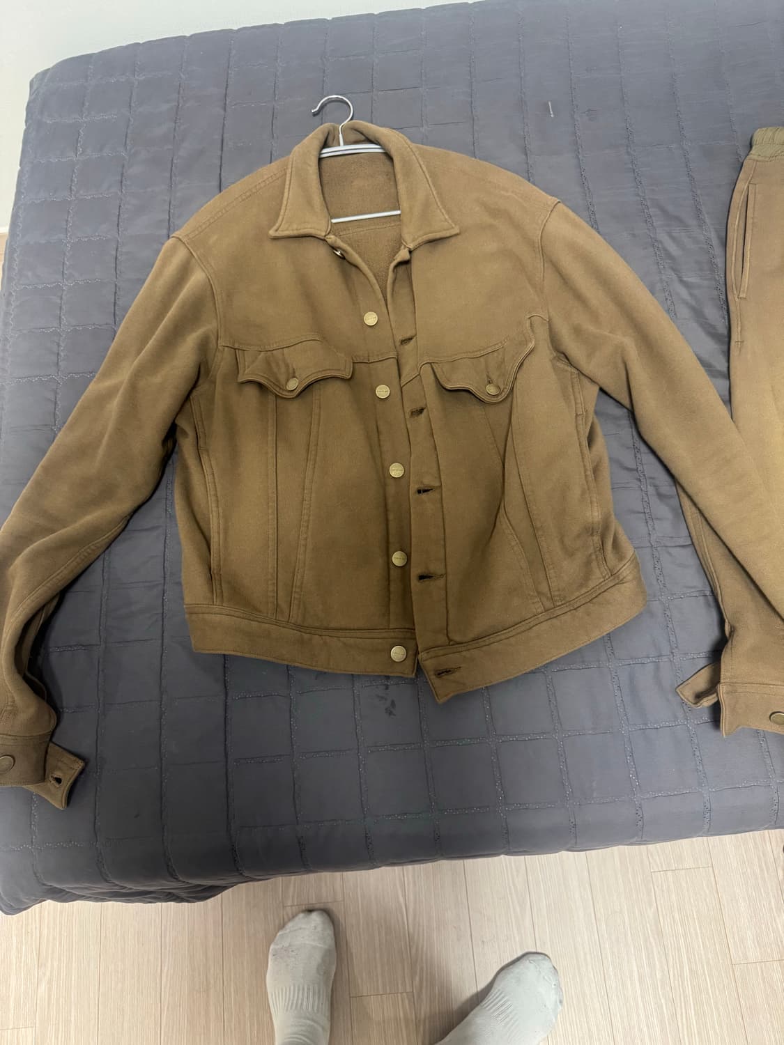 피어오브갓 모카 테리 셋업 팝니다 (상의 사이즈 XL, 하의 L)  상품이미지2