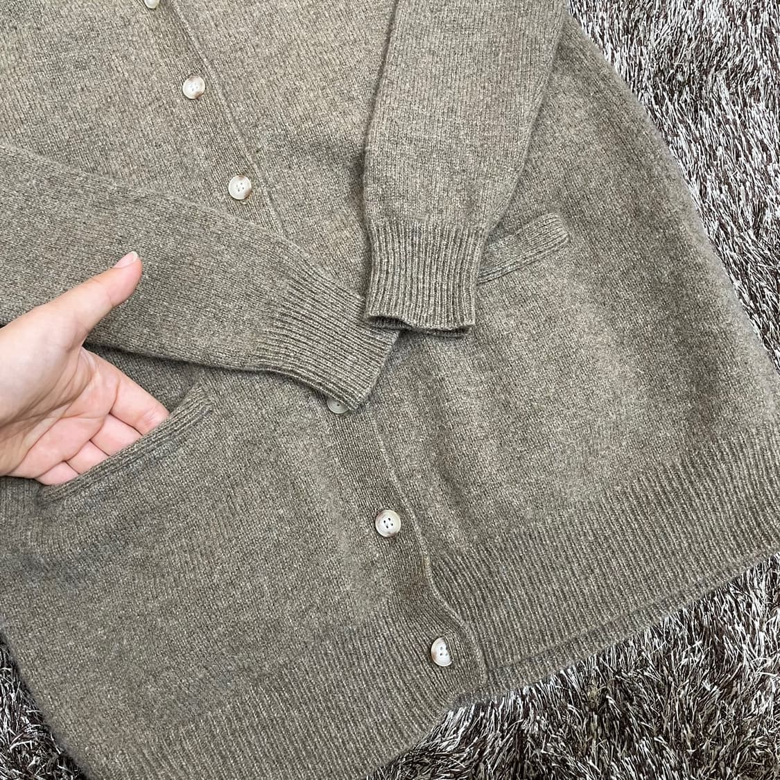 랄프로렌 Ralph Lauren 카키브라운 보이프렌드핏 가디건 M 상품이미지6