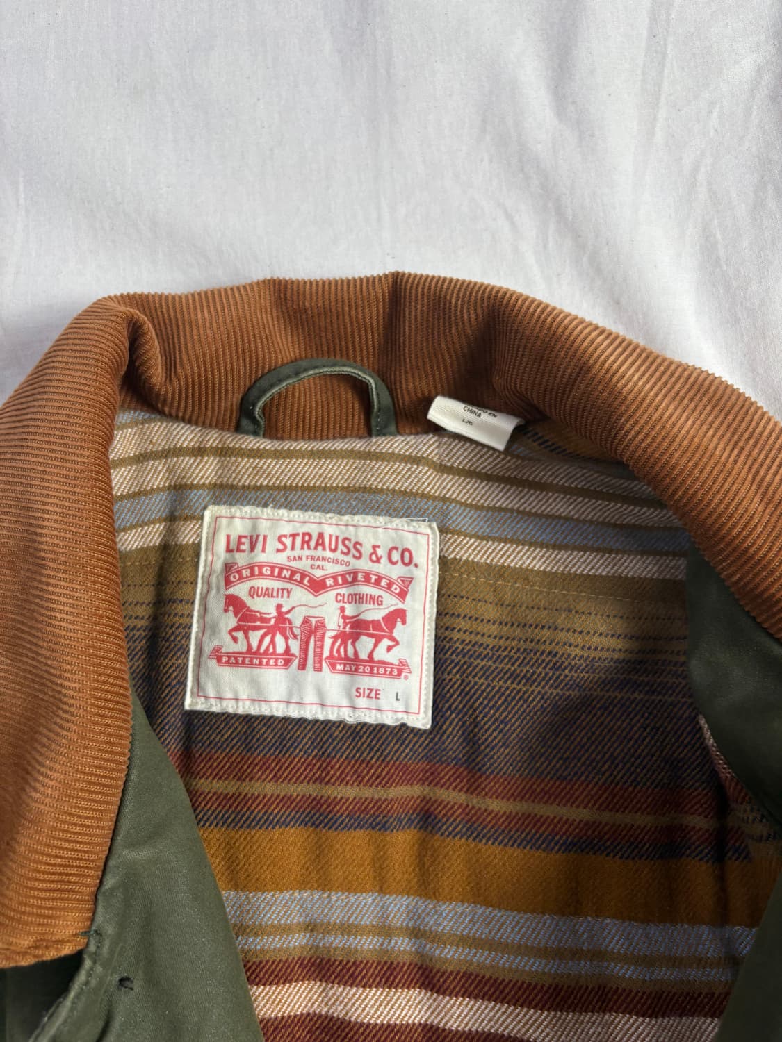 Levi's 리바이스 왁스드 초어 자켓 L 상품이미지5