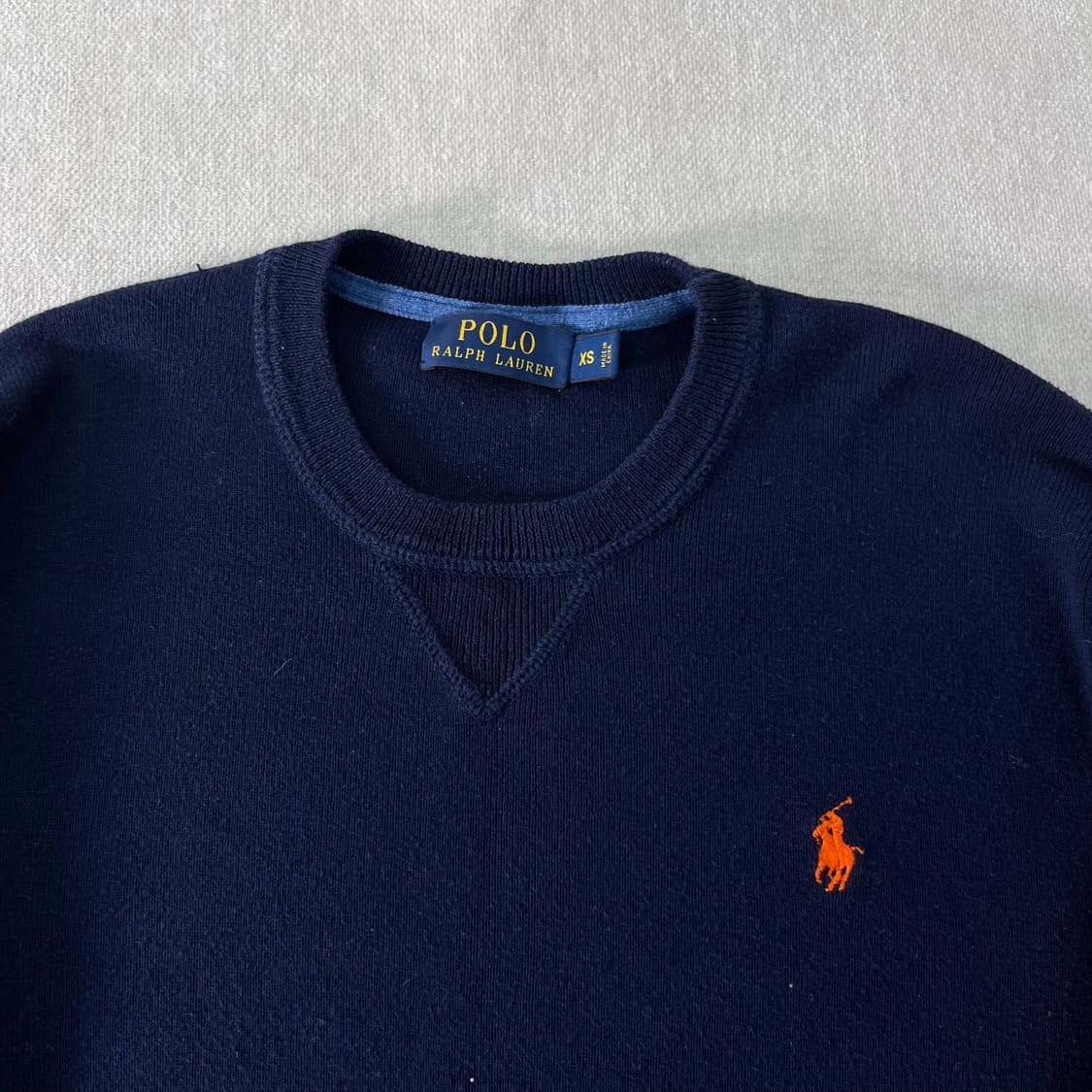 95 폴로랄프로렌 코튼 네이비 니트 상품이미지2