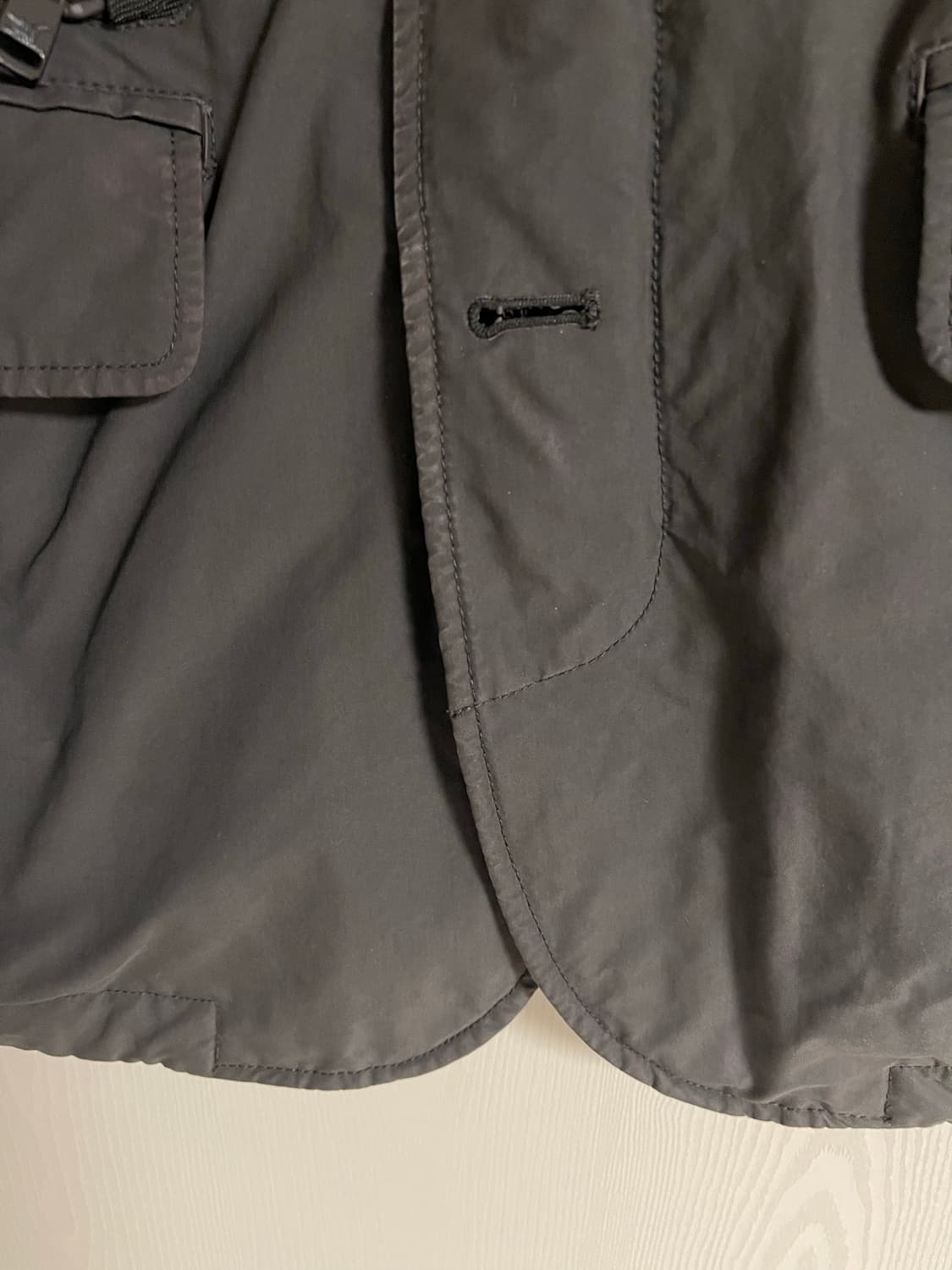 코오롱 헨리 코튼 2way자켓 차콜 100 (내피 자켓 없음) 상품이미지4