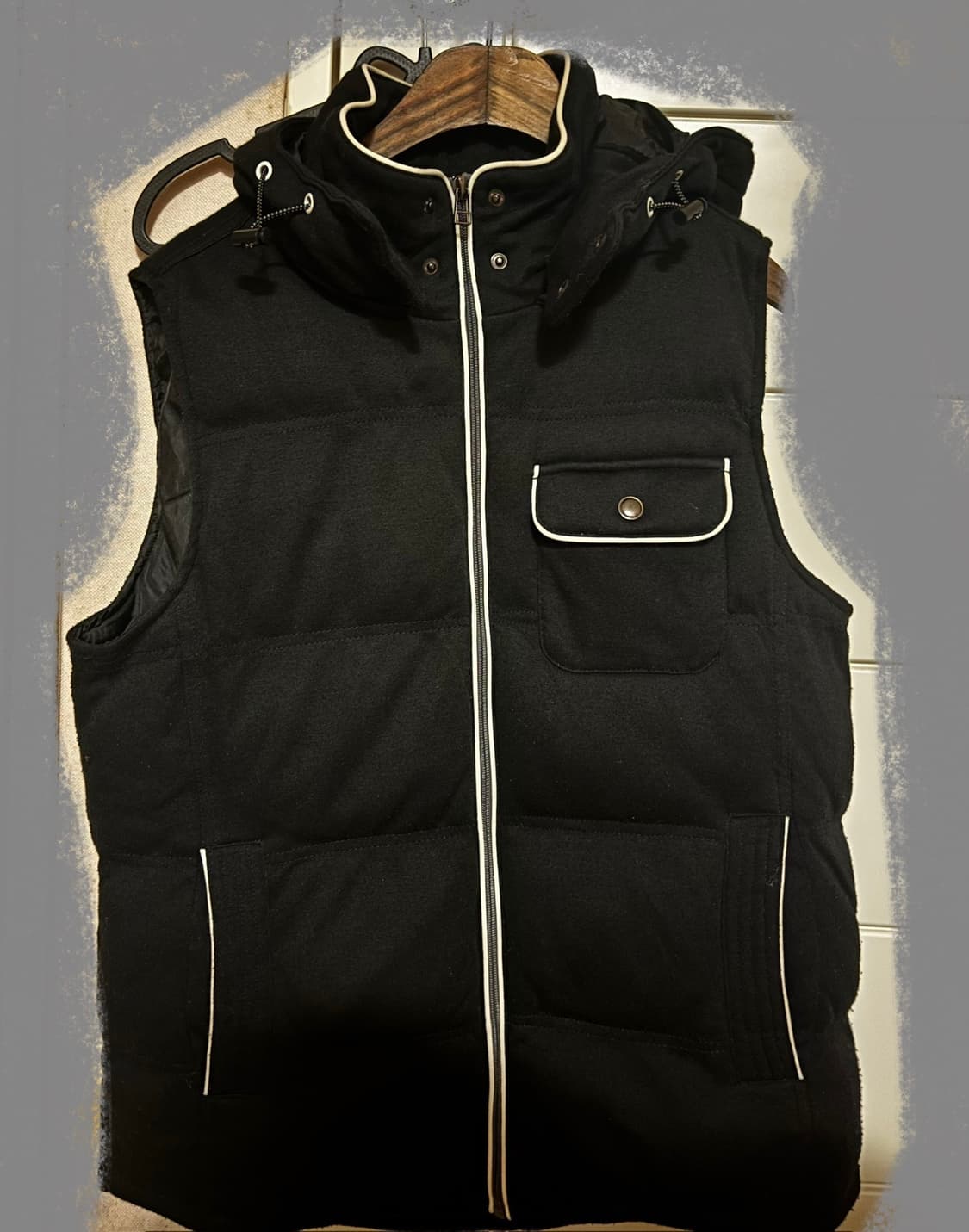 Create Barefoot 블랙 패딩 조끼 (JPN) 상품이미지1