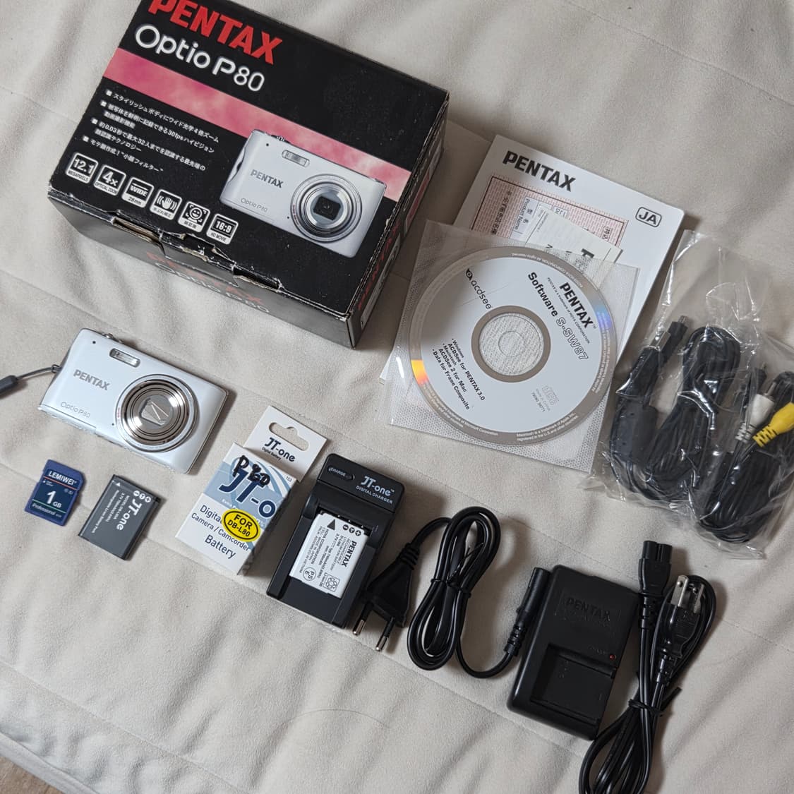 펜탁스 옵티오 P80 펄화이트 상품이미지8