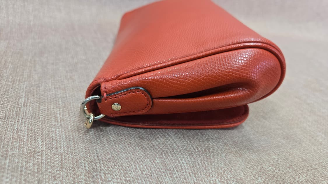 코치 크로스그레인 가죽 카디널 미니 루비 레드 백 숄더 크로스바디 상품이미지5