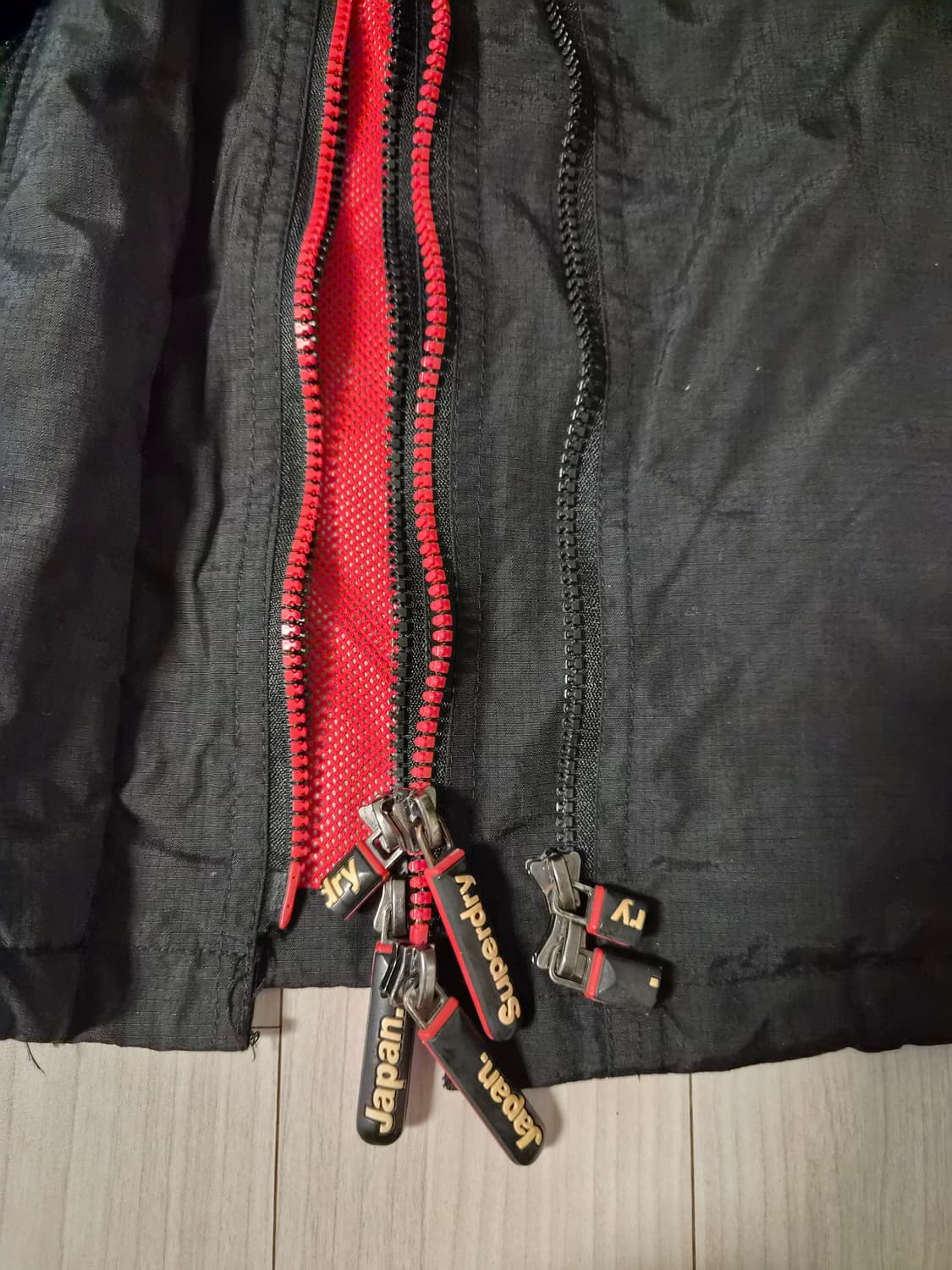 슈퍼드라이(Superdry) 트리플 지퍼 윈드치터 자켓 판매합니다 상품이미지4