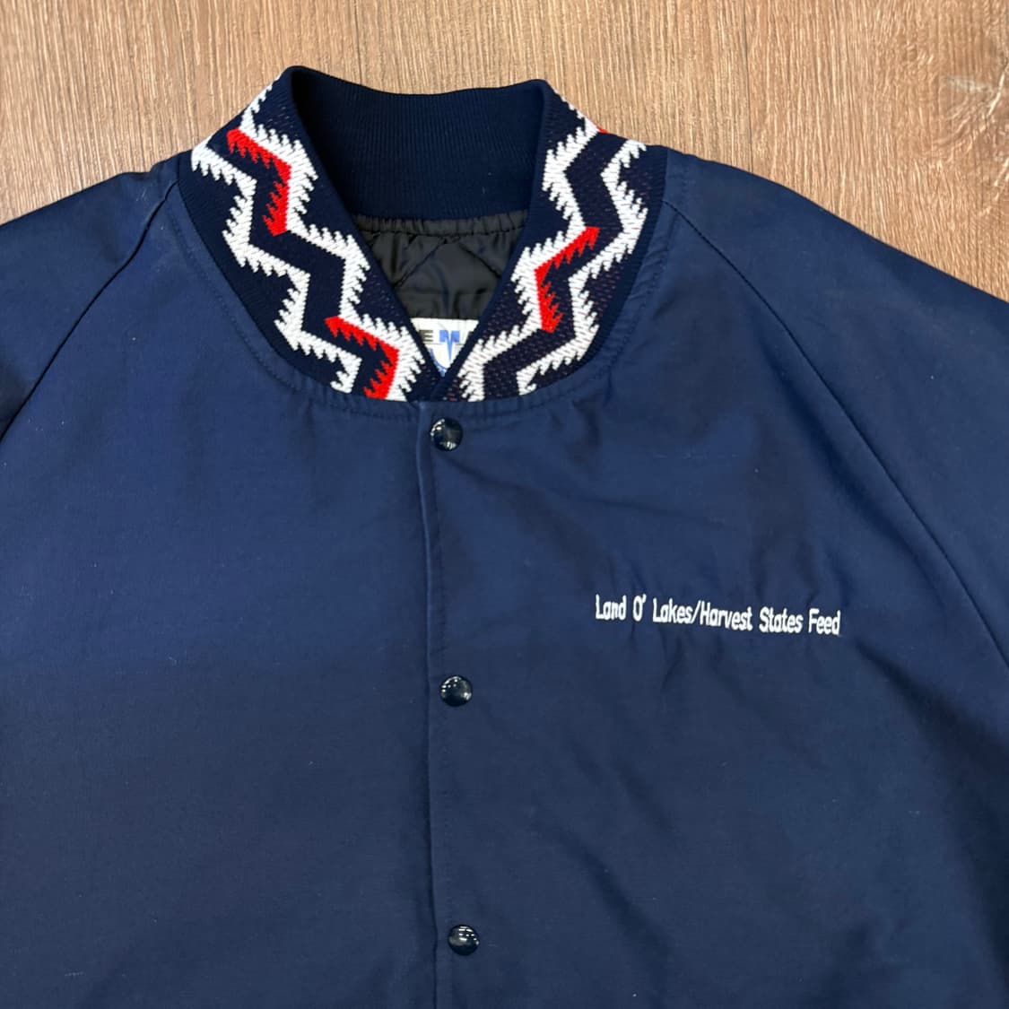 빈티지 네이비 블루종 자켓 상품이미지2