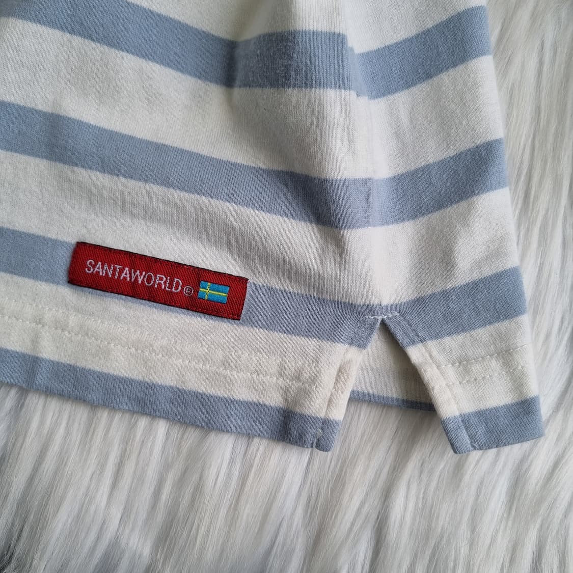 Santaworld 스트라이프 프린트 티셔츠 1975 상품이미지7