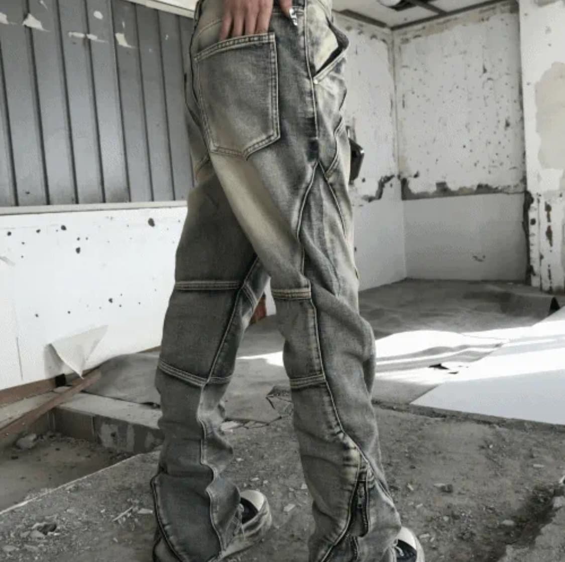 Kyoiii 쿄이 GRIND ZIP CARGO PT(BLUE) 상품이미지2