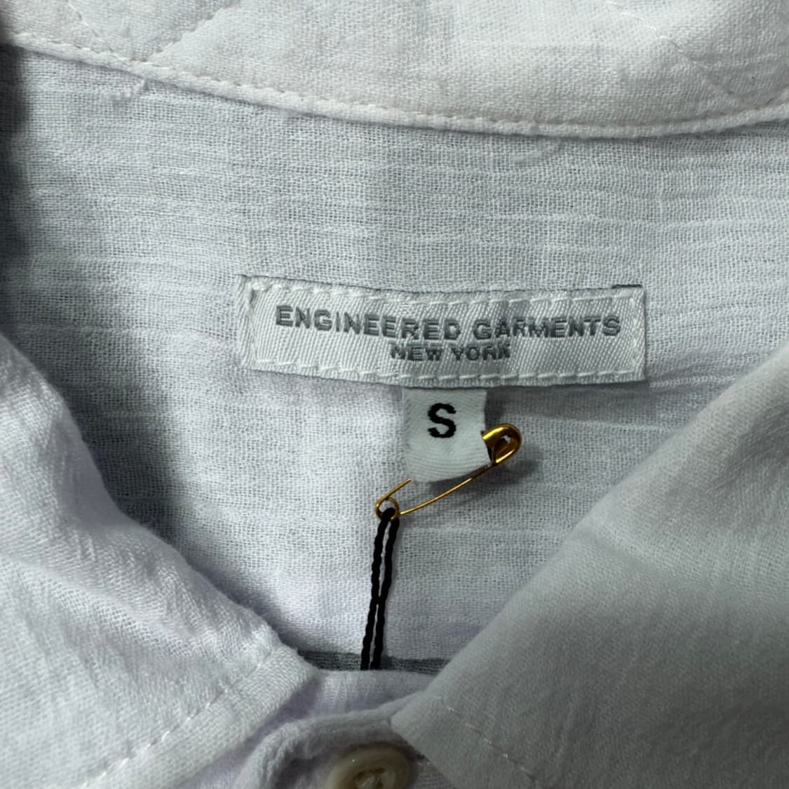 ENGINEERED GARMENT 린넨 셔츠 화이트(S/OLD-7525) 상품이미지3