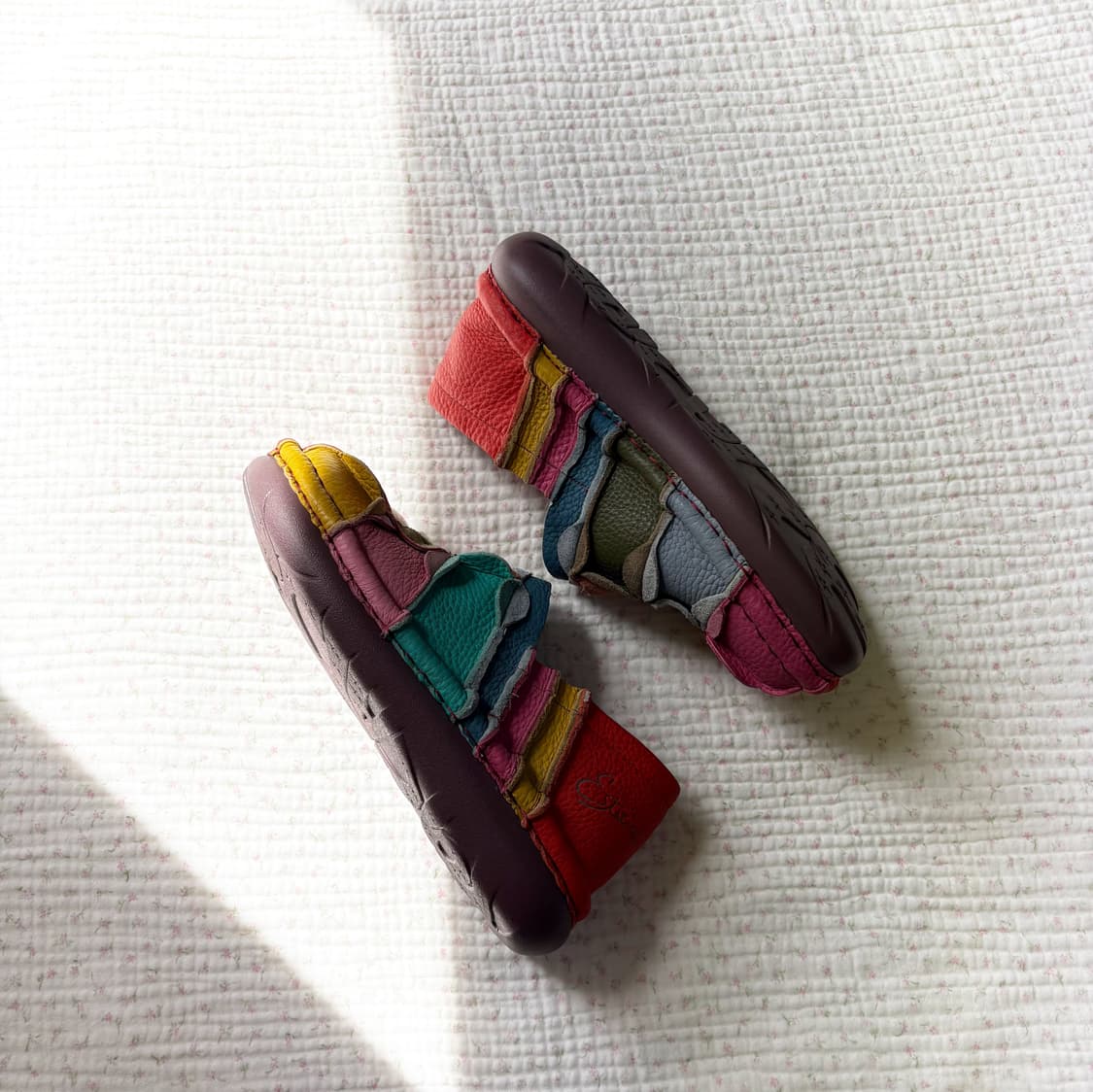JPN/하구미신발 모리룩신발 패치워크신발 플랫슈즈 단화 상품이미지4