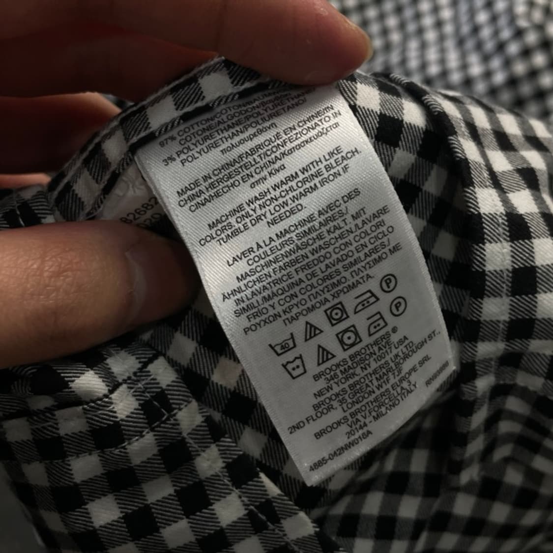 105 브룩스브라더스 체크셔츠 상품이미지4