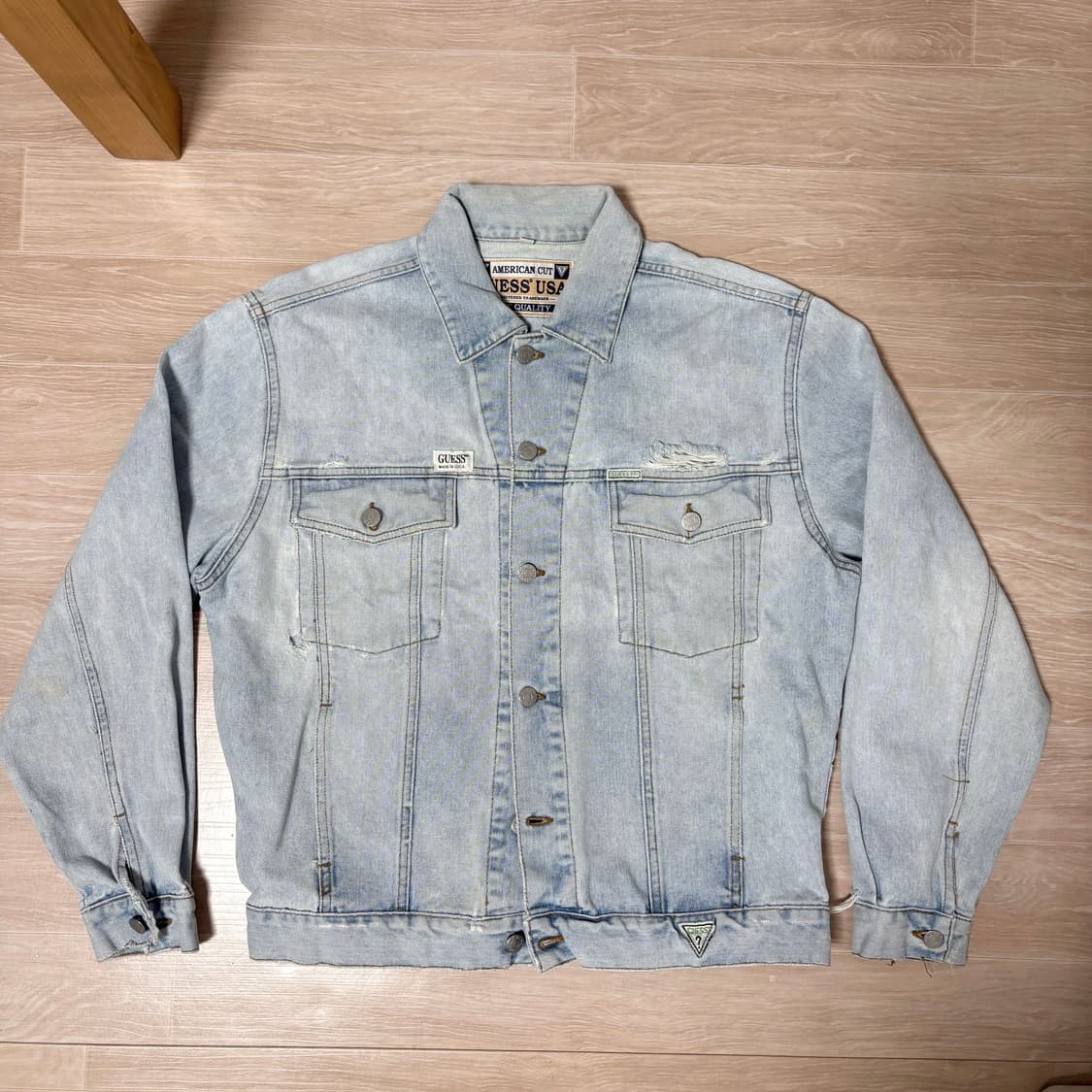 Guess 게스 연청 데님 자켓 상품이미지7