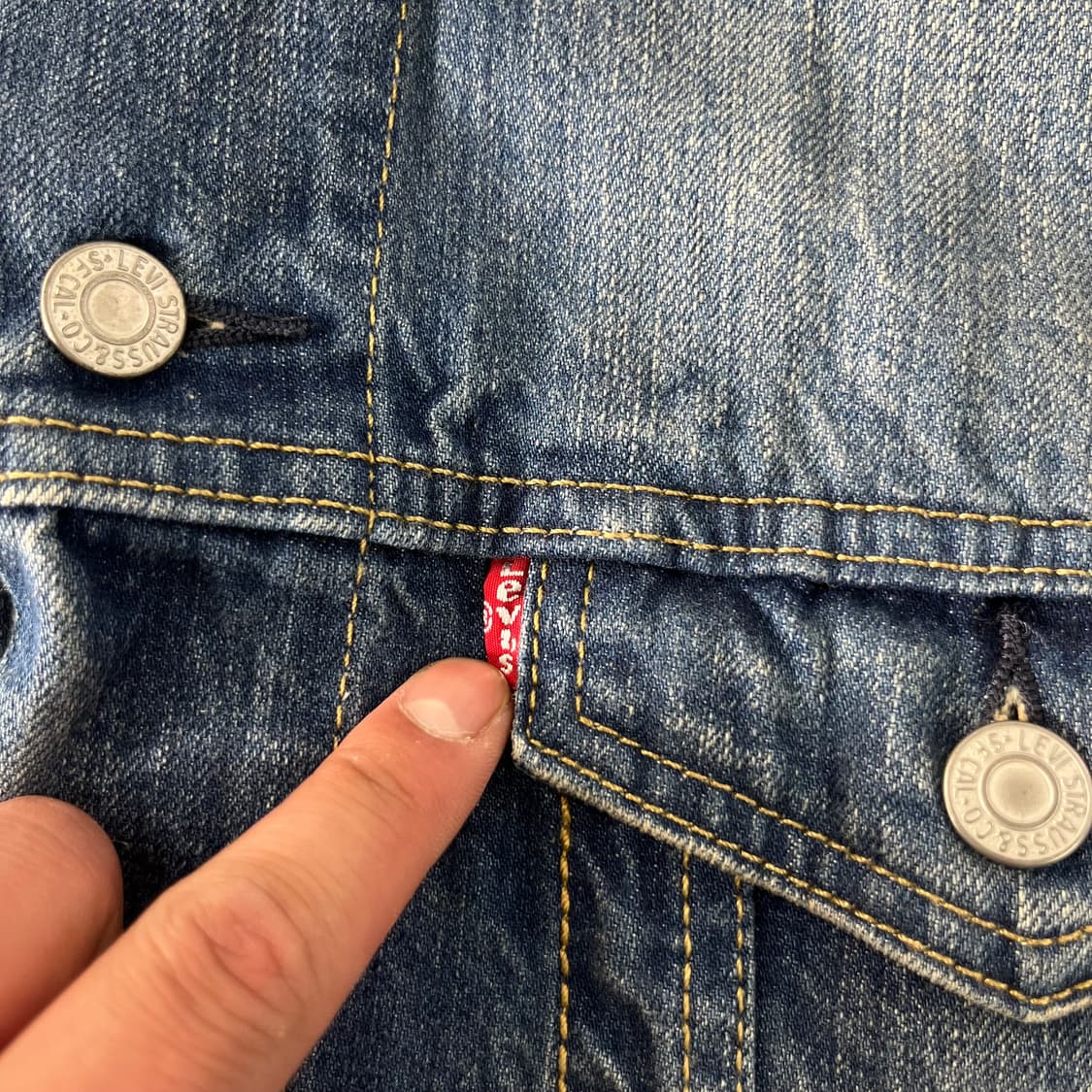 100 리바이스 데님 트러커 자켓 상품이미지4