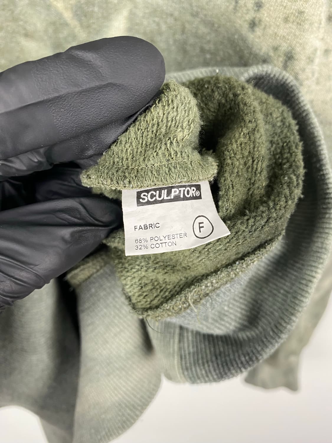 스컬프터 타이다이 스펠아웃 기모 후드티 상품이미지5