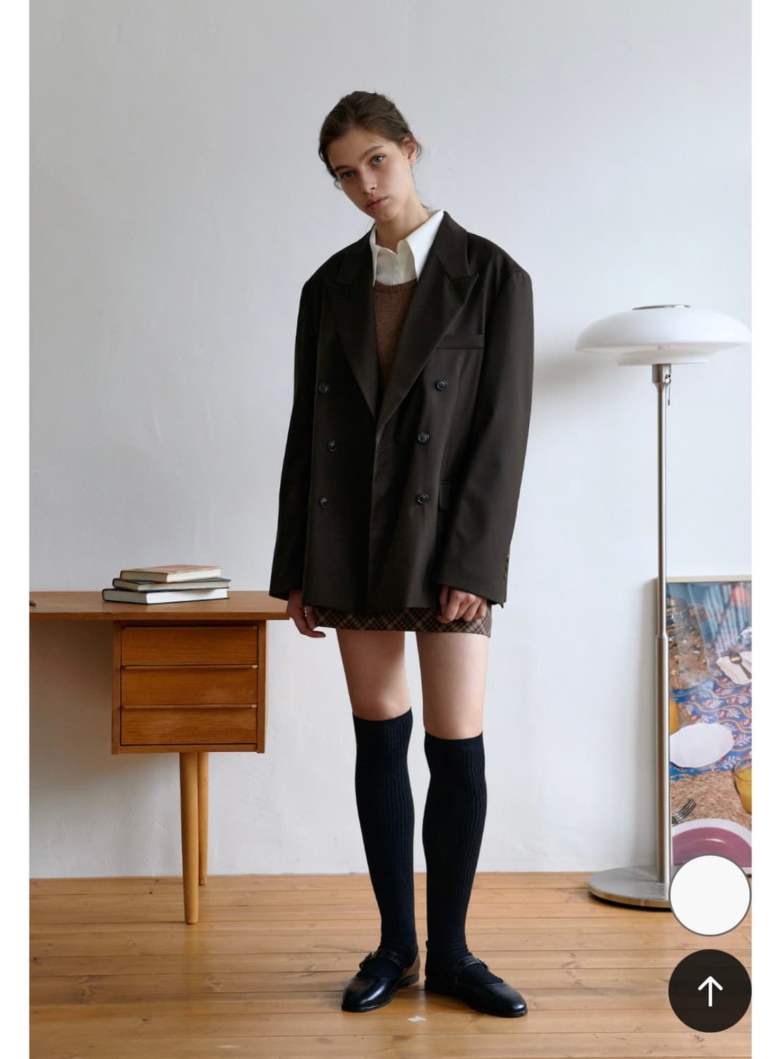 브렌다브랜든서울 peaked lapel double jacket 상품이미지8