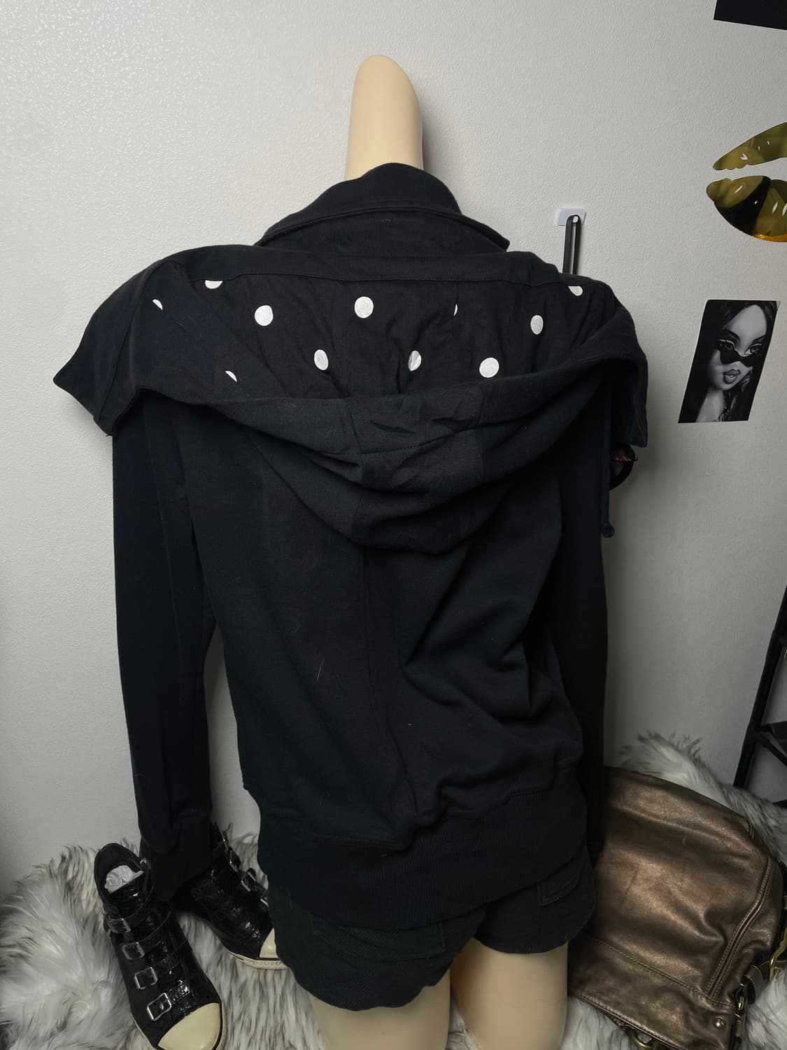 빈티지 하이넥 버튼 자켓 상품이미지6