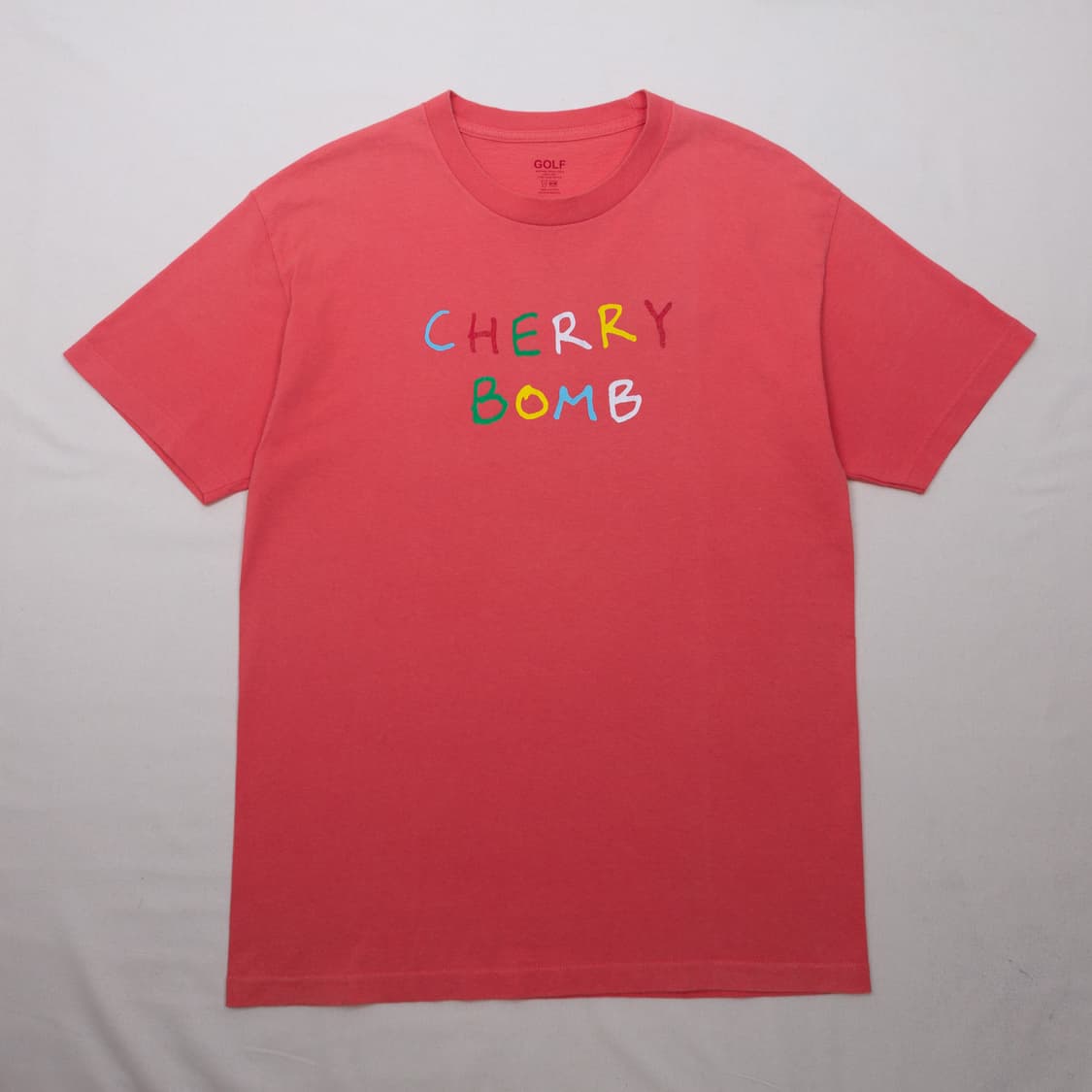 15ss 골프왕 Cherry Bomb 텍스트 티셔츠 상품이미지2