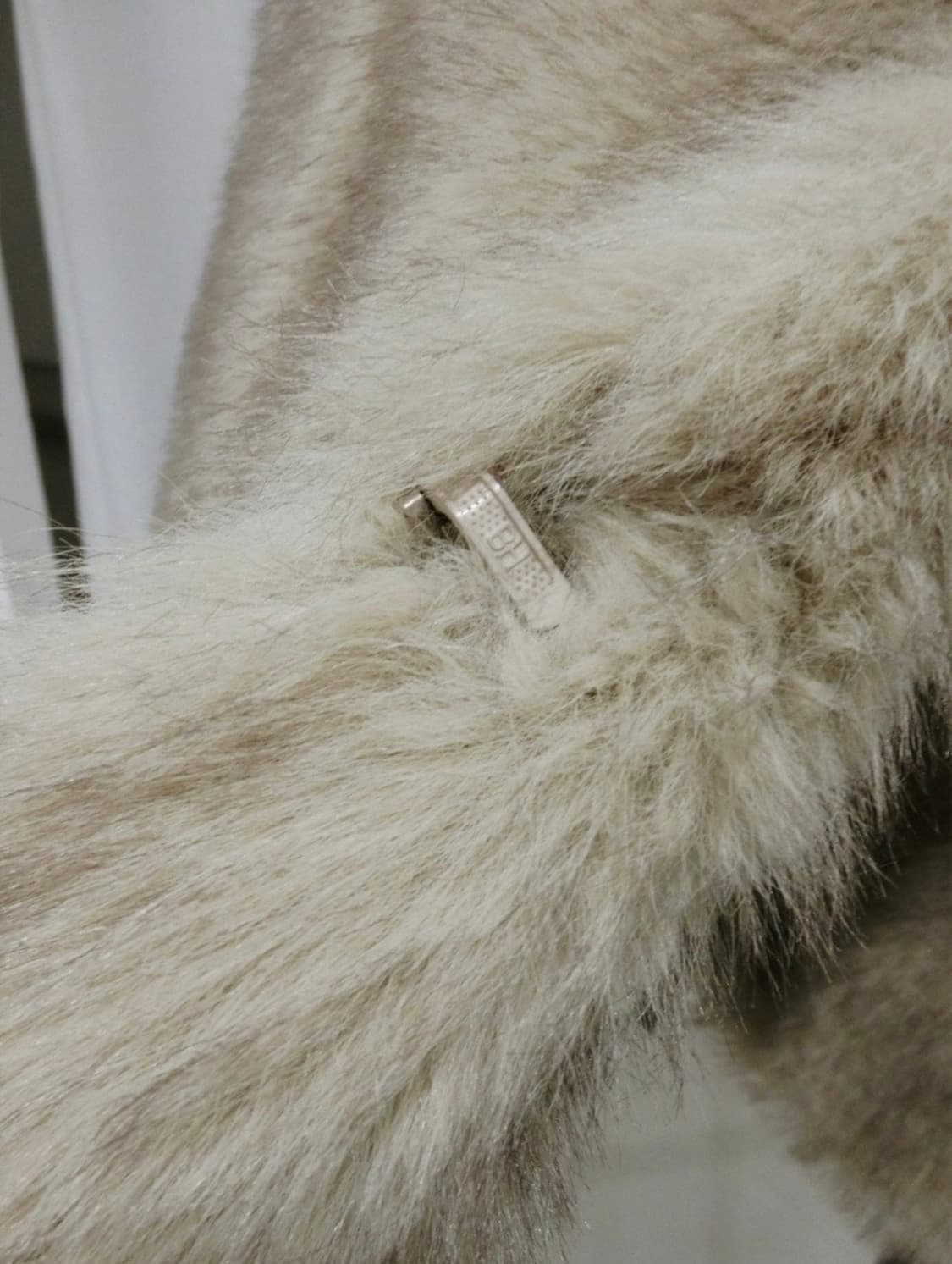 세미크롭 퍼자켓 베이지 상품이미지3