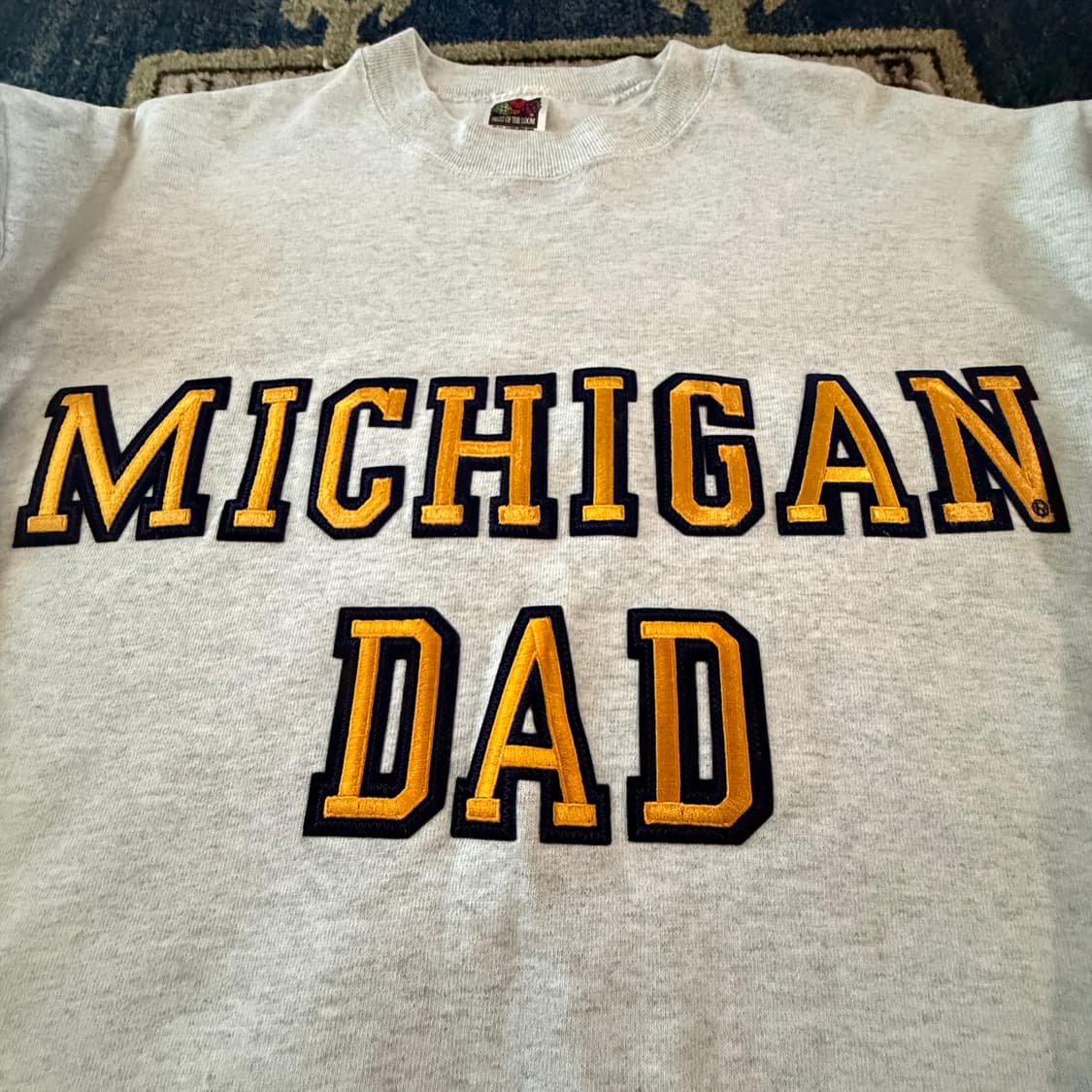 90s USA 빈티지 MICHIGAN DAD 스웻셔츠 상품이미지4