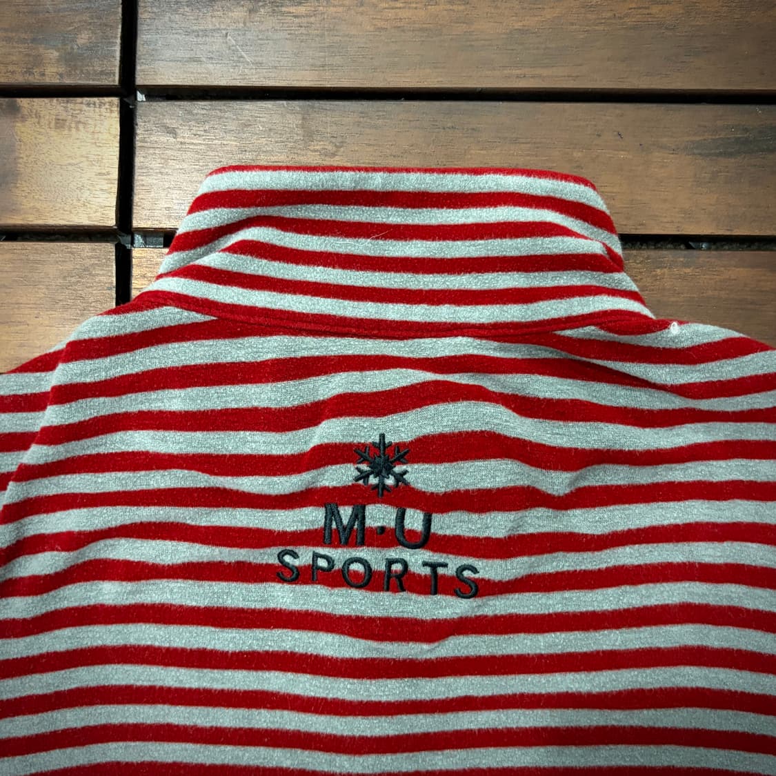 MU sports 스트라이프 티셔츠 (XL) 상품이미지5