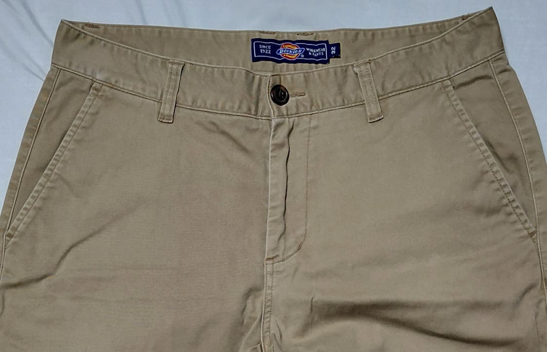 디키즈(Dickies) 슬림핏 치노 팬츠 / 샌드 베이지 (32x32) 상품이미지1