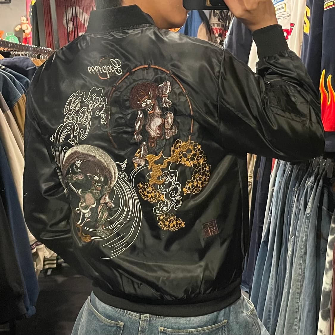 [IM] Vtg 블랙 자수 스카쟌 상품이미지6