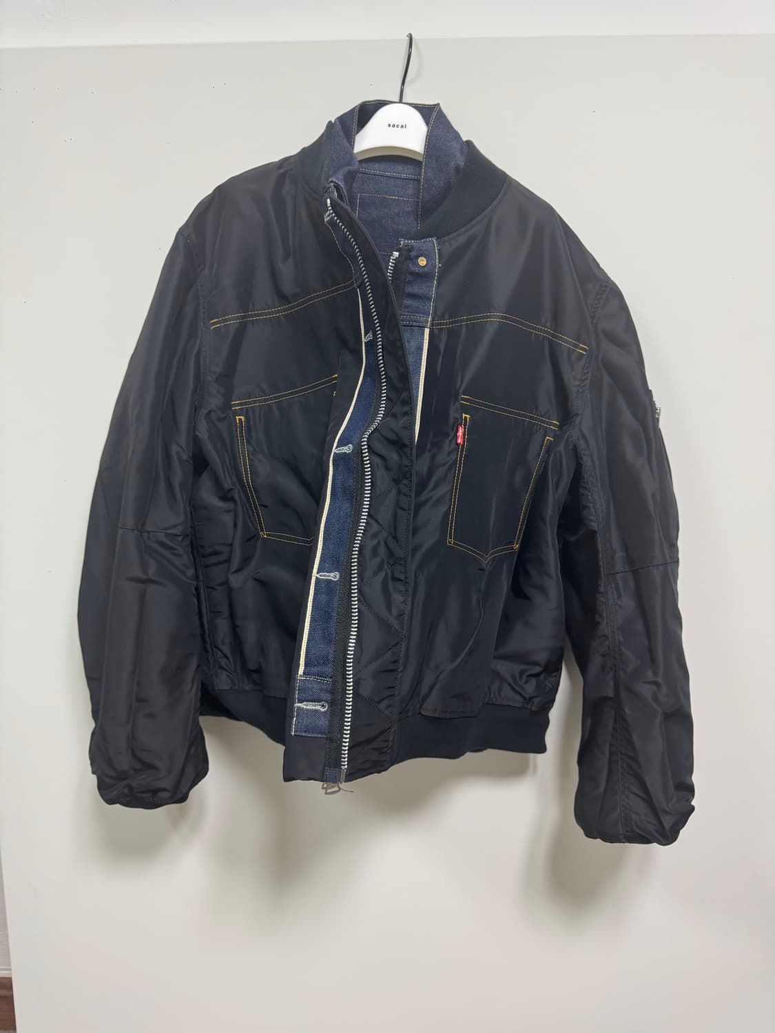 사카이 x 리바이스 리버시블 블루종 3 사이즈 상품이미지2