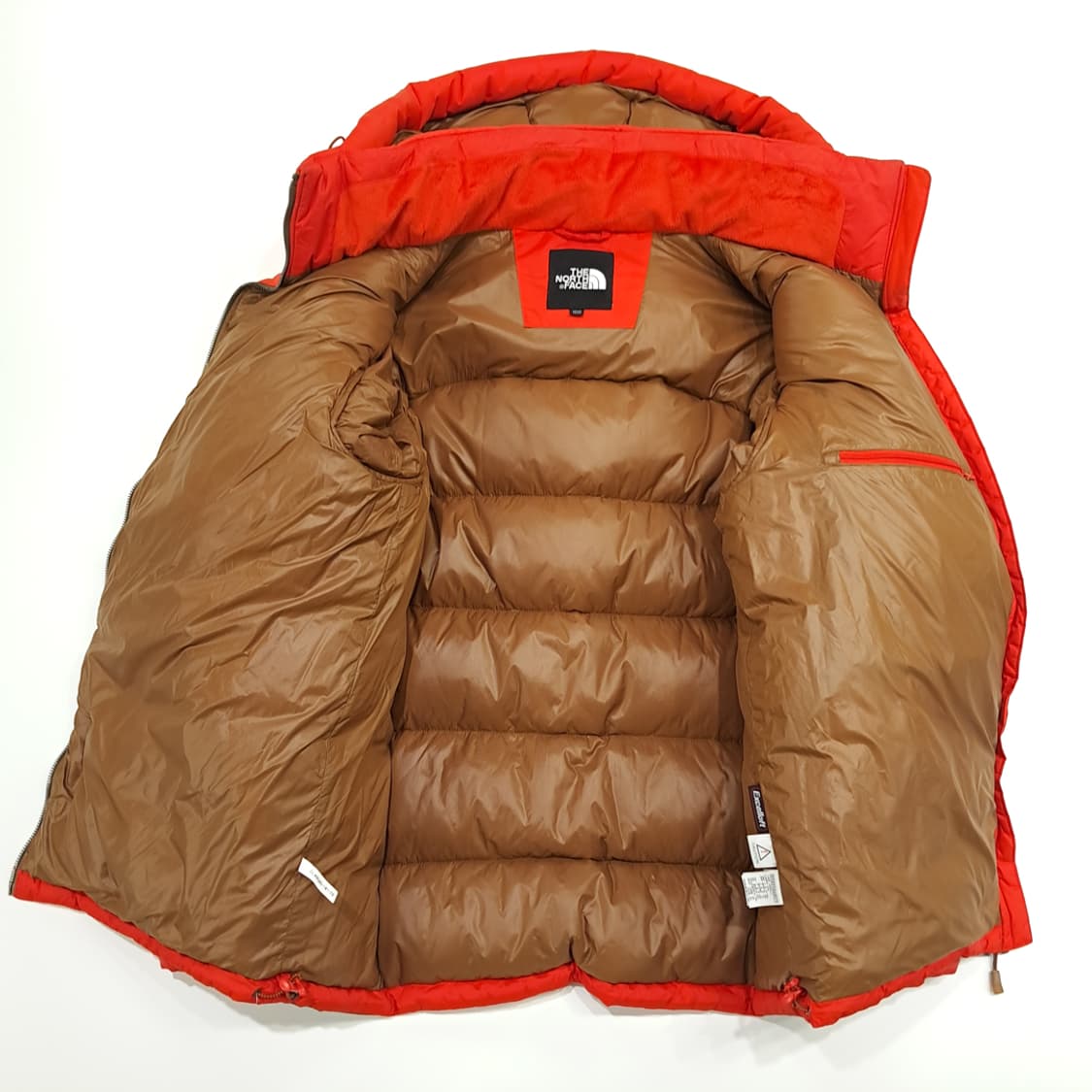 CN964 L 노스페이스 레드 엑셀로프트 헤비 다운 파카 점퍼 상품이미지6