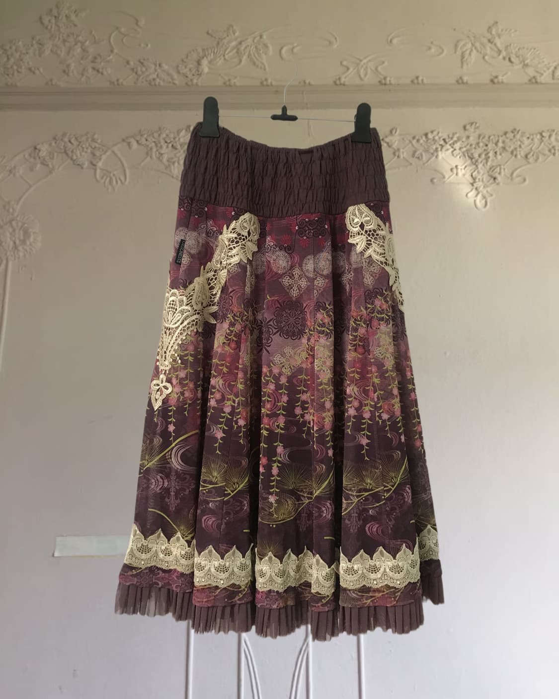 vintage pattern lace skirt  상품이미지10