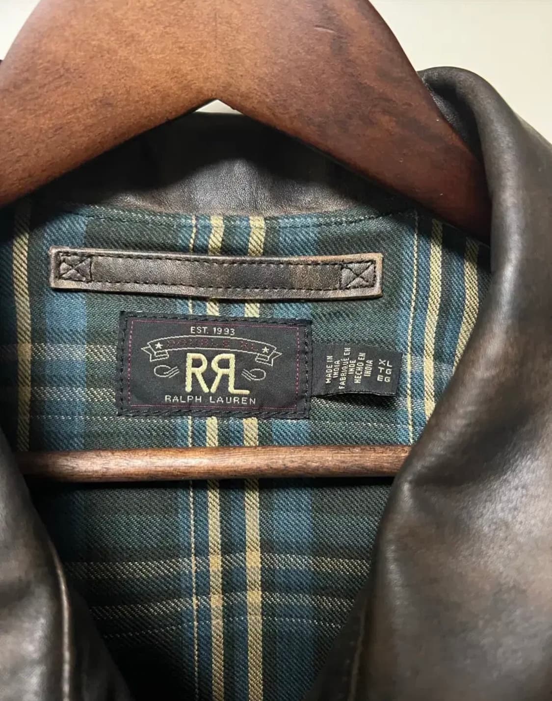 RRL 더블알엘 뉴스보이 가죽 자켓 XL 상품이미지3