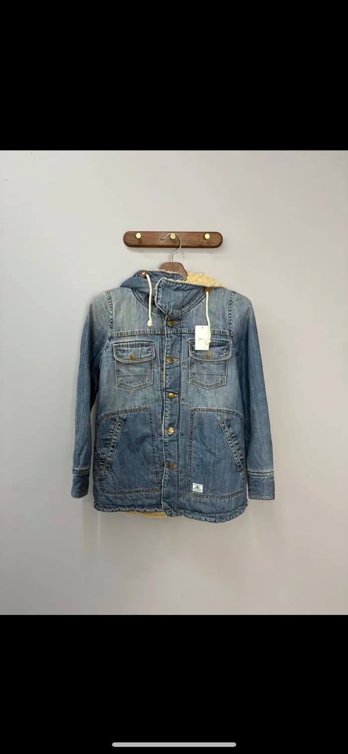 일본빈티지 포켓 버튼 데님 자켓 H1126 상품이미지2