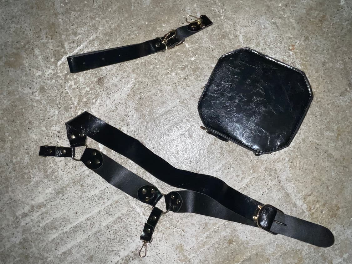 빈티지 엔틱 가터 가방 허벅지 벨트  상품이미지2