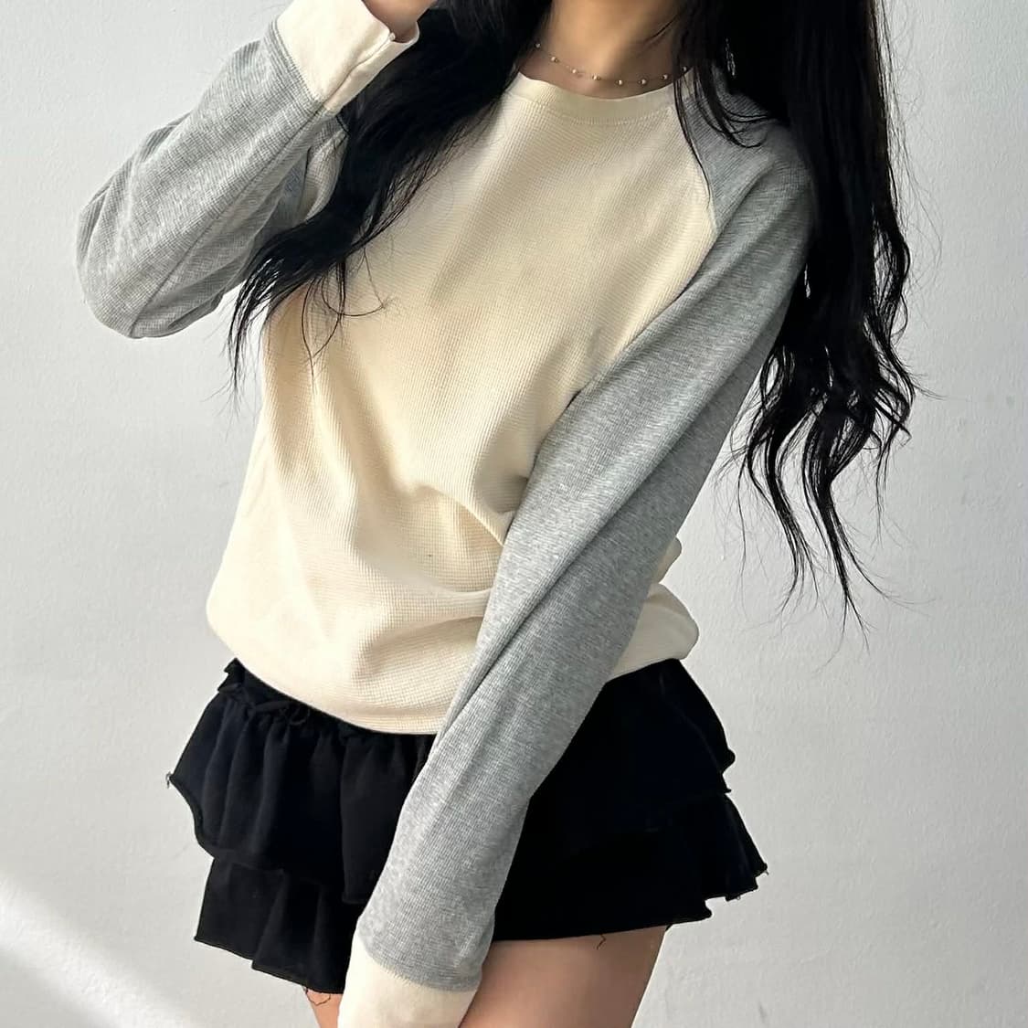 폴로 랄프로렌 나그랑 와플 슬리브 셔츠(M) 상품이미지4