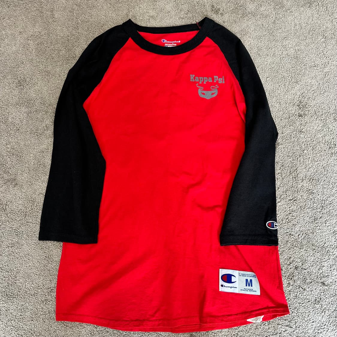 챔피온 레글런 3/4 7부 슬리브 티셔츠M 상품이미지3