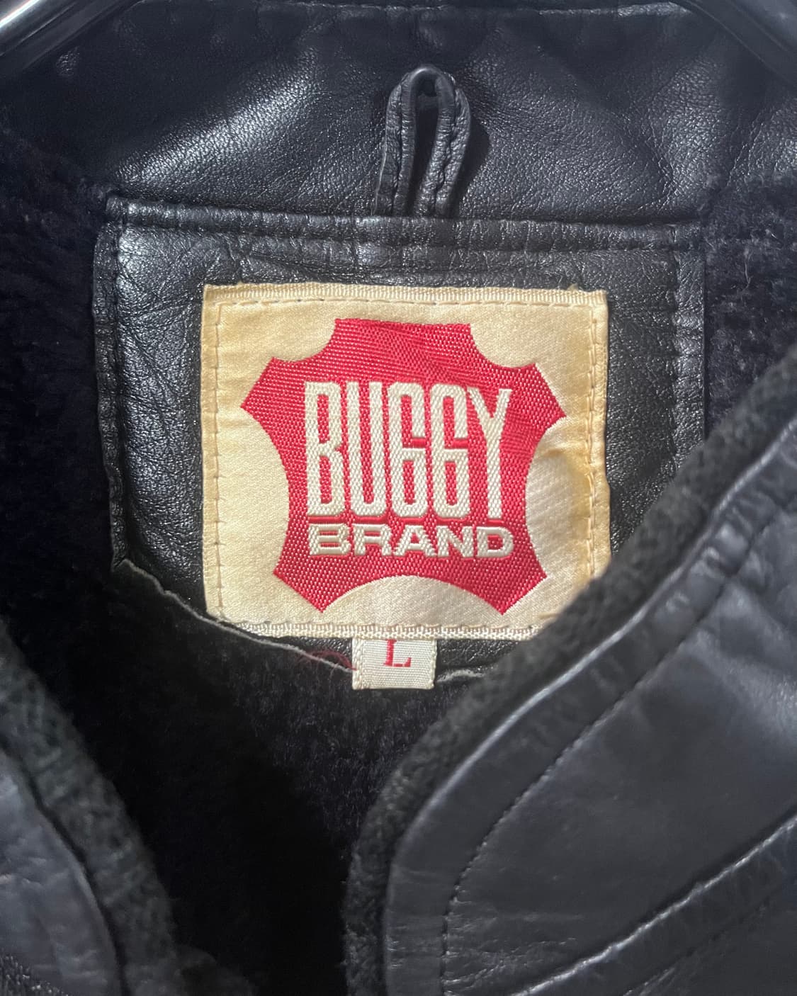 90s buggy leather jacket 상품이미지5
