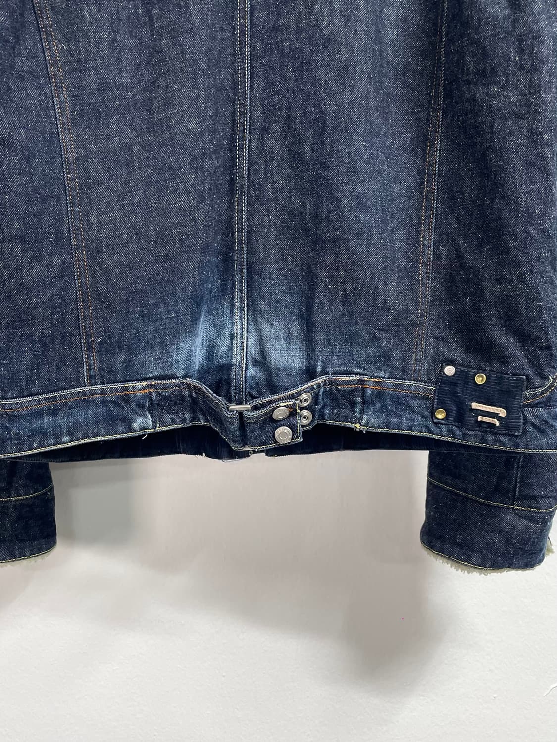  디젤 워시드 데님 쉐르파 자켓 (on.12) 상품이미지6