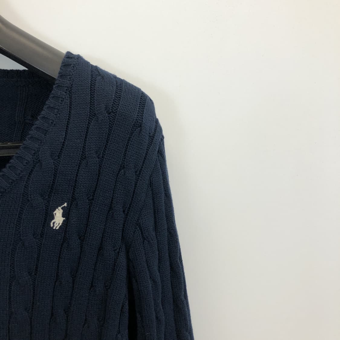 폴로 랄프로렌 화이트포니 케이블니트 L 상위라인  상품이미지2