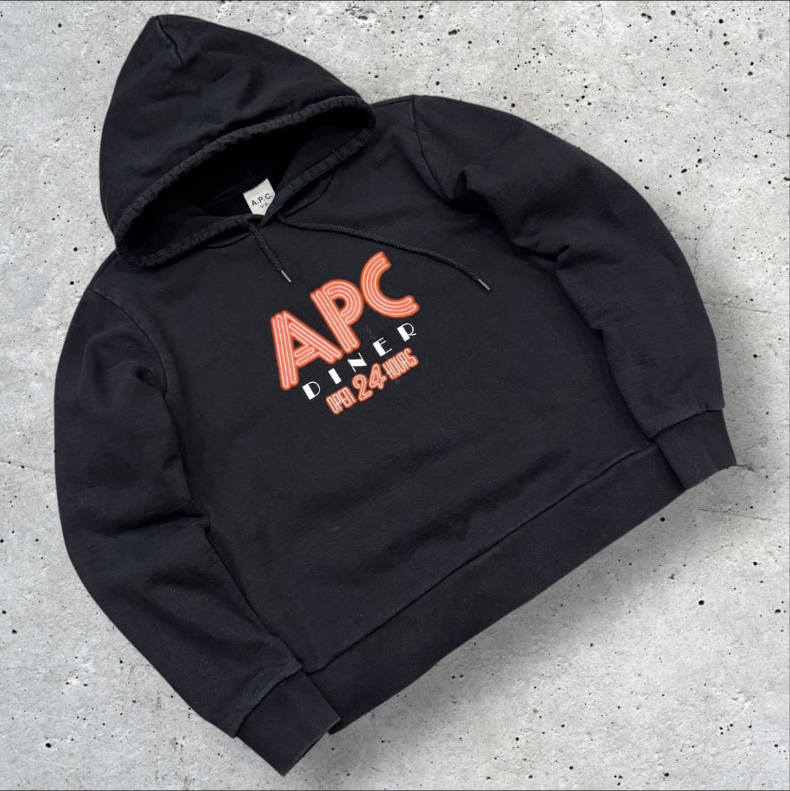 [S] 아페쎄 A.P.C. US 블랙 다이너 후드티 C90 상품이미지1