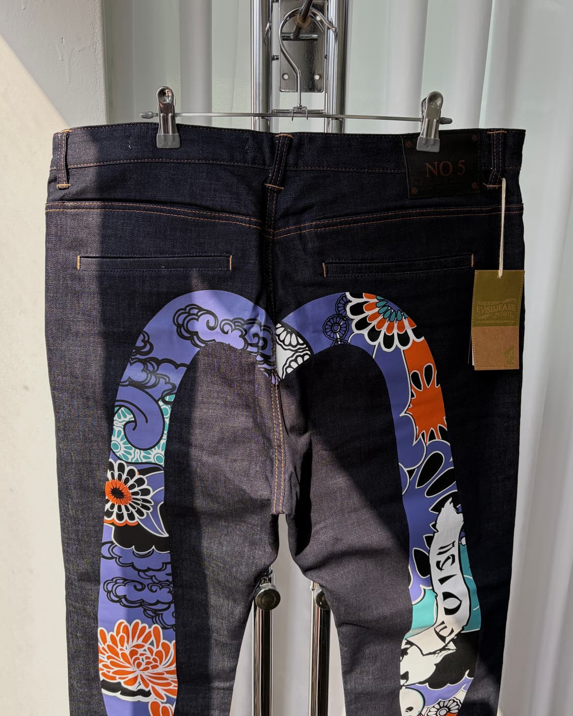 (새상품)[38인치]에비수 Evisu No.5 baggy 데님 팬츠 상품이미지3