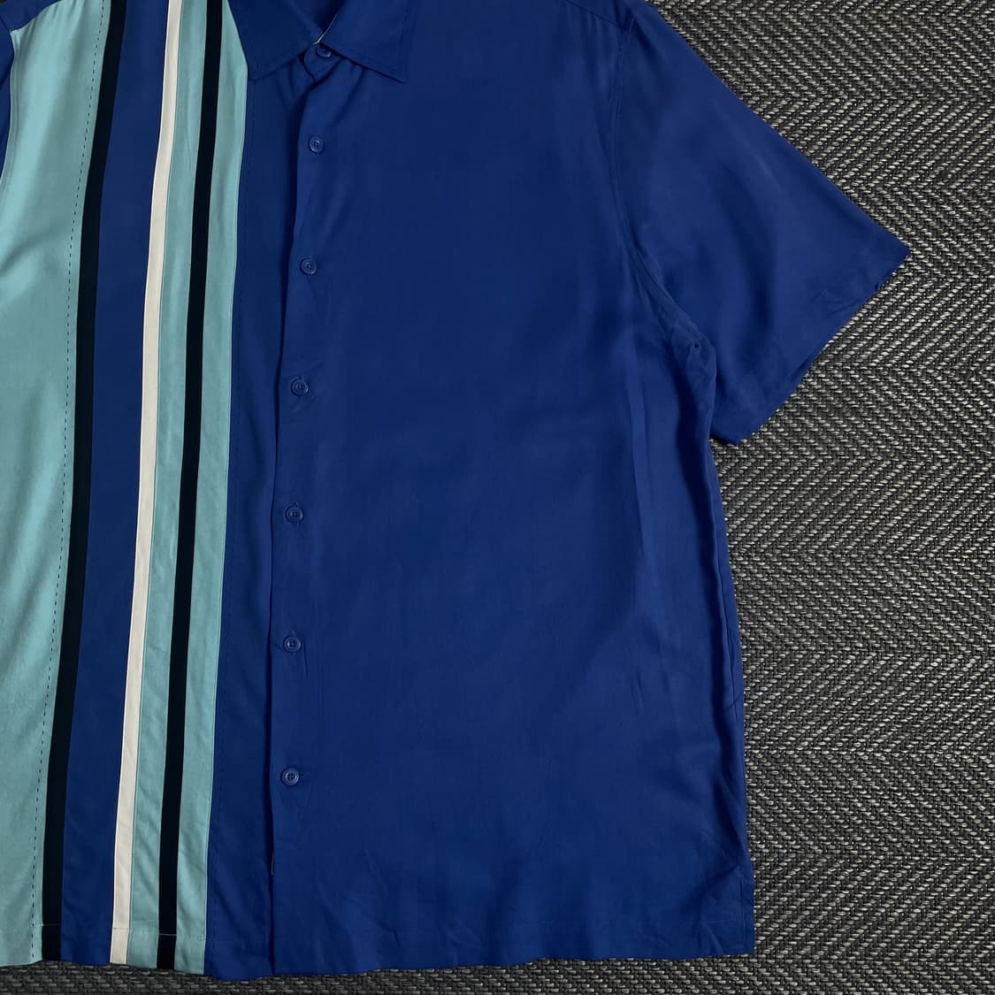 USA 빈티지 쿠바 박시핏 반팔 셔츠o 3580 상품이미지2