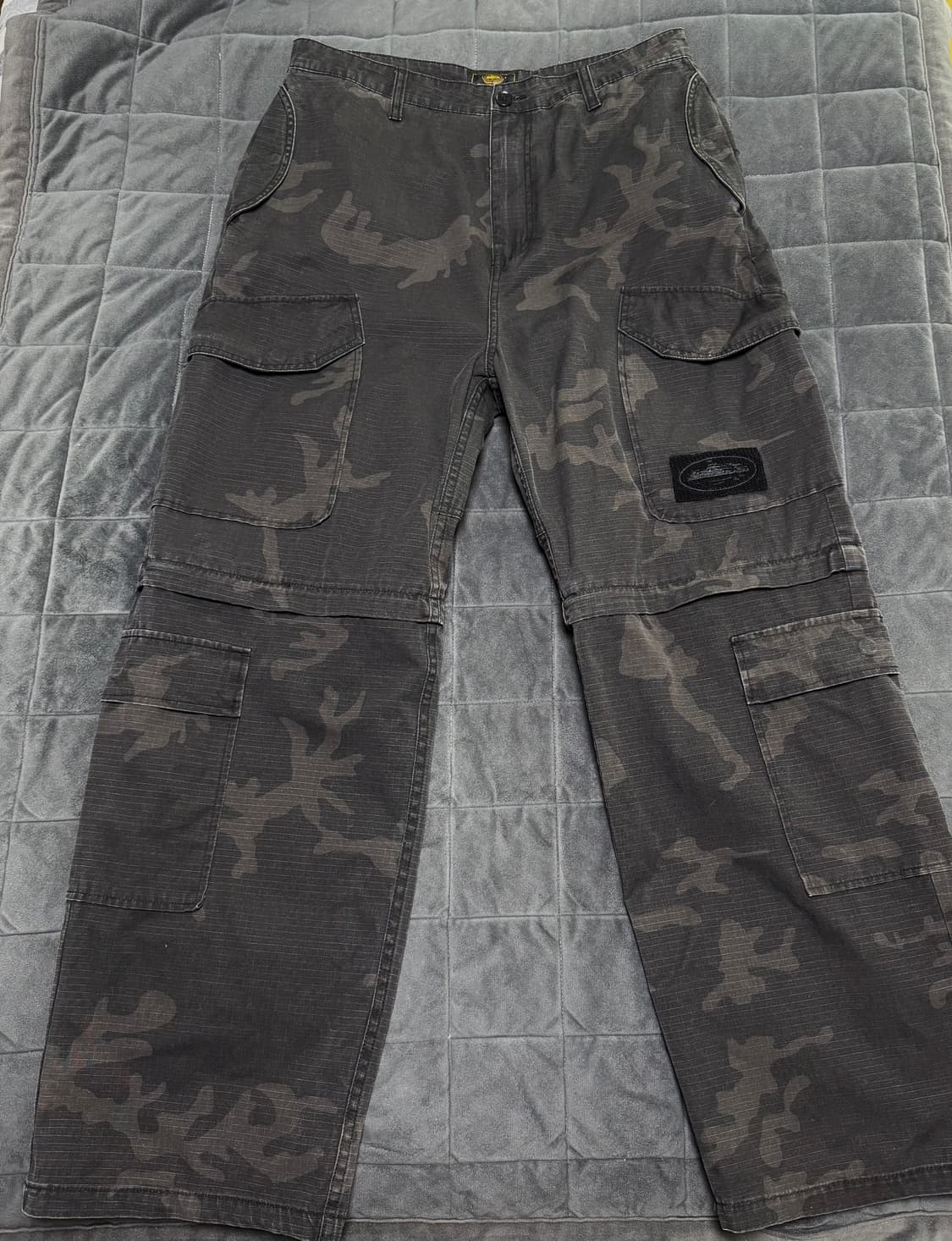 코르테이즈 게릴라즈 컨버터블 카고팬츠 블랙 카모 새상품 상품이미지2