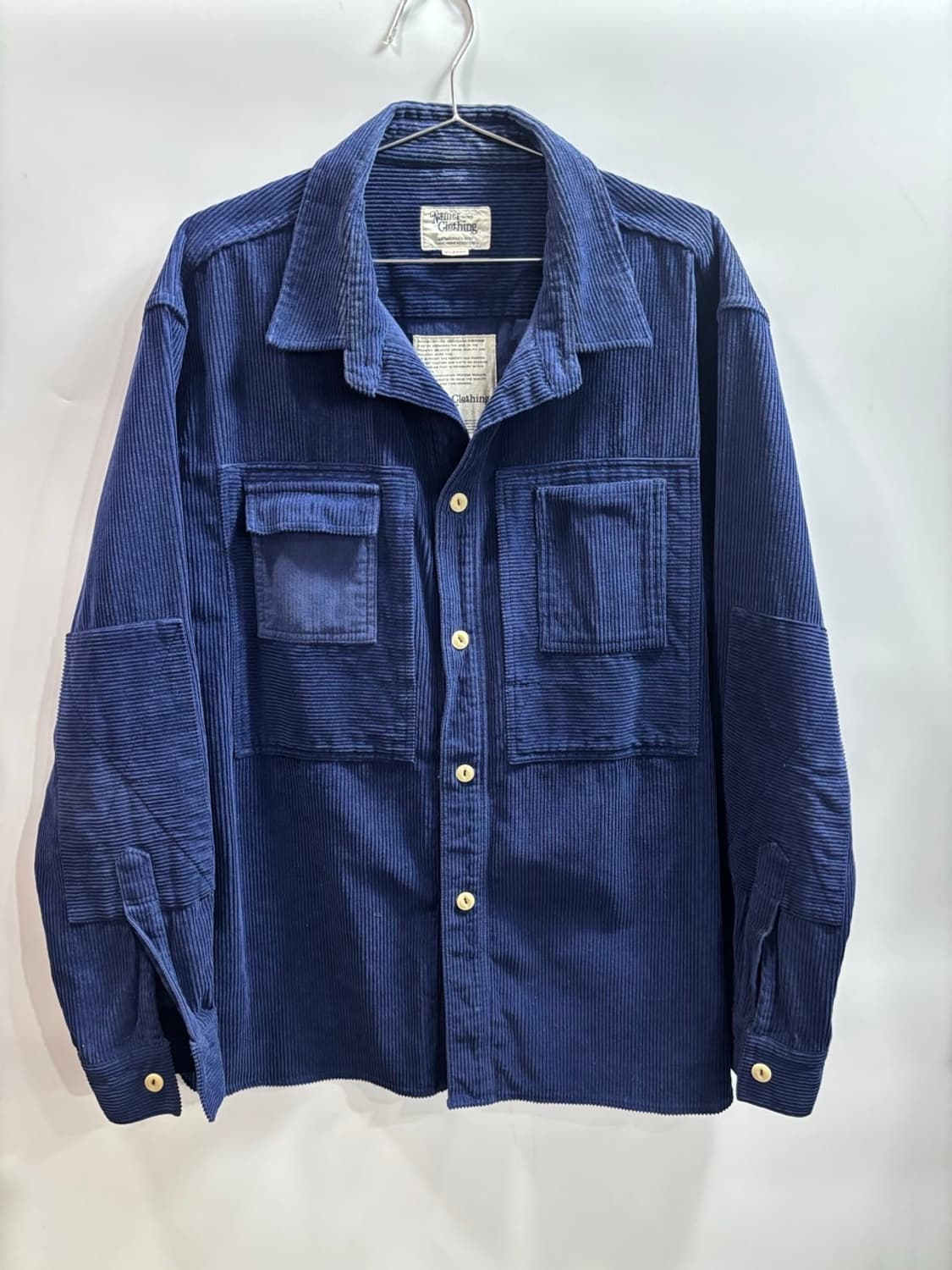(XL) 네이머클로딩 네이비 코듀로이 셔츠  5.9 상품이미지1
