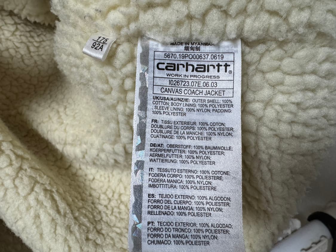 칼하트 코치 자켓 상품이미지2