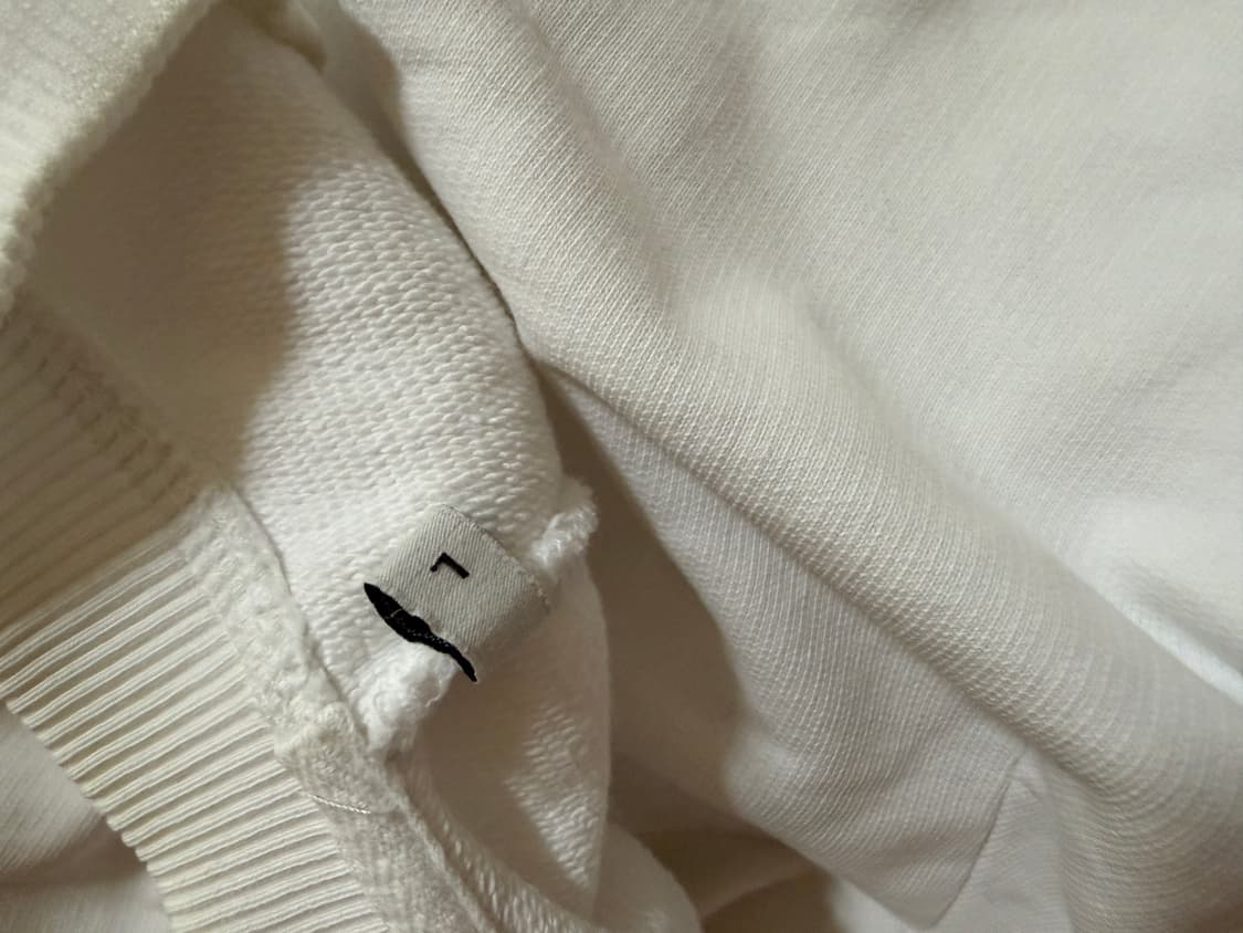 [정품]아미 스몰 하트 자수 화이트 맨투맨 L 상품이미지6