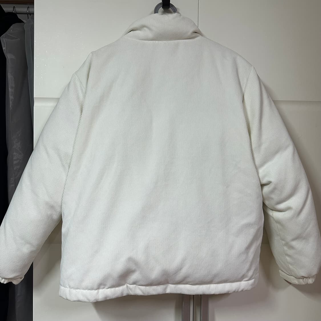 네파 코듀로이 아이보리 패딩 상품이미지2