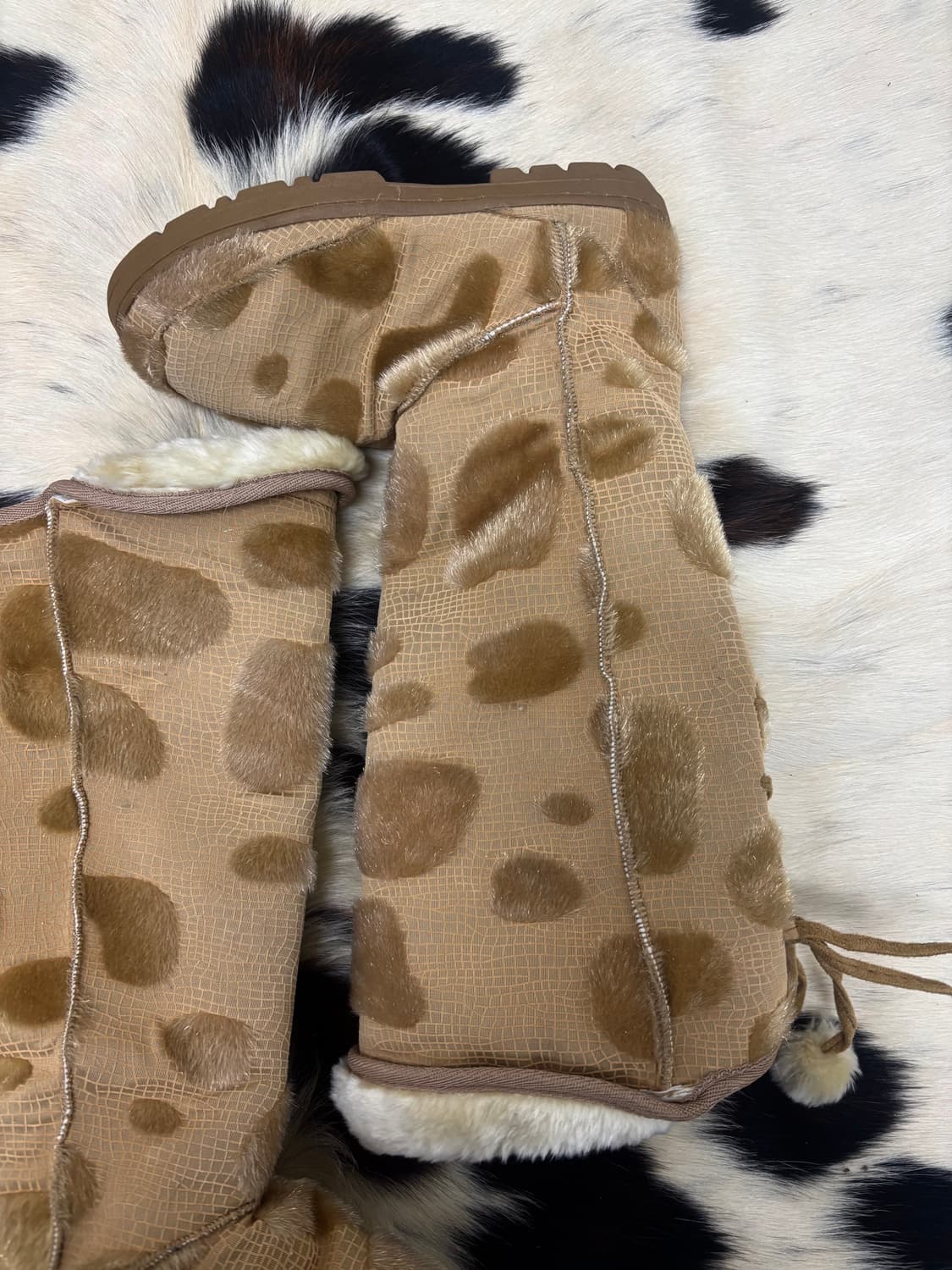 [Mori Girl] kawaii Lace Detail Beige Boo 상품이미지3