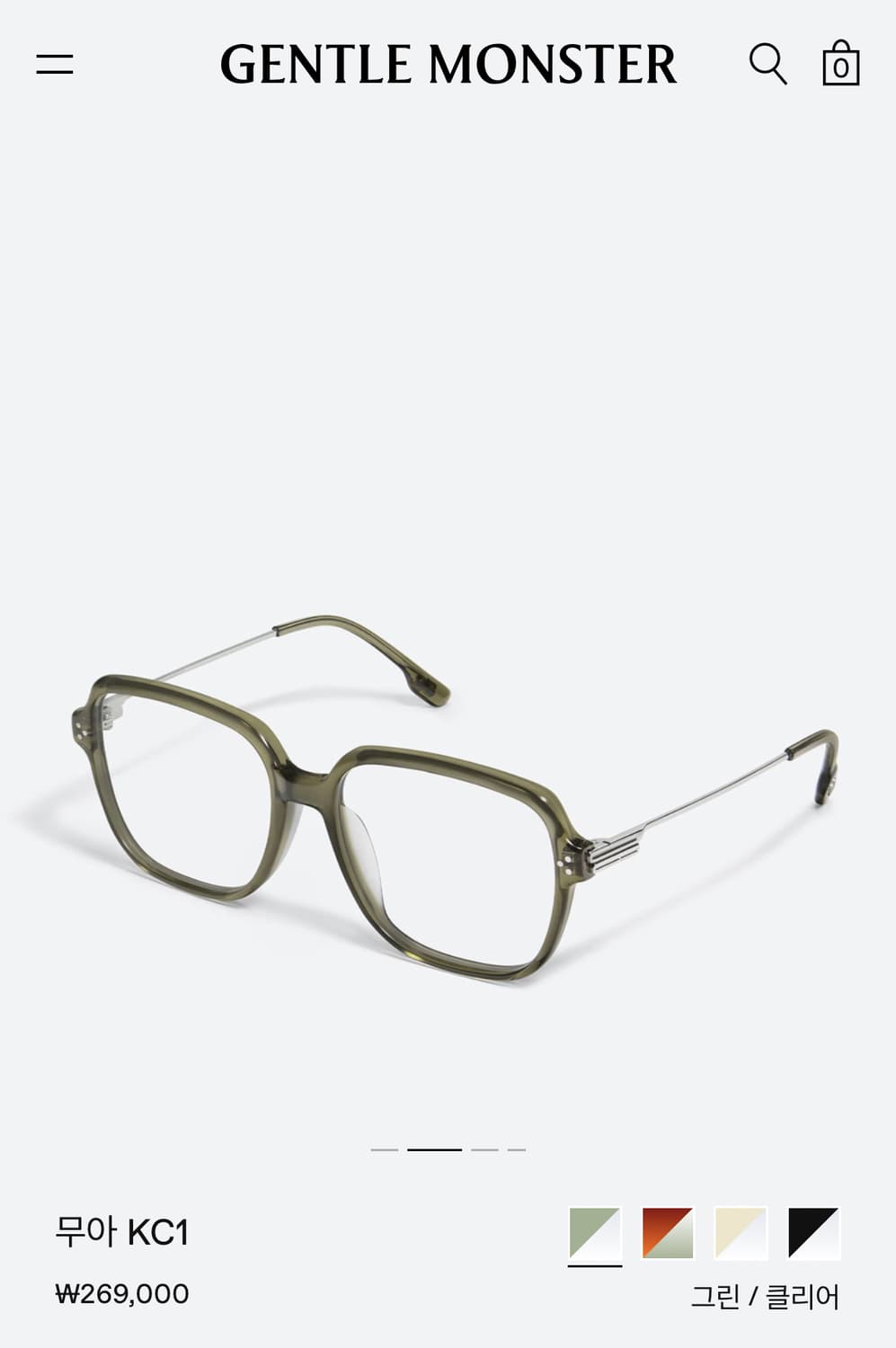 젠틀몬스터 무아 그린 컬러 상품이미지2